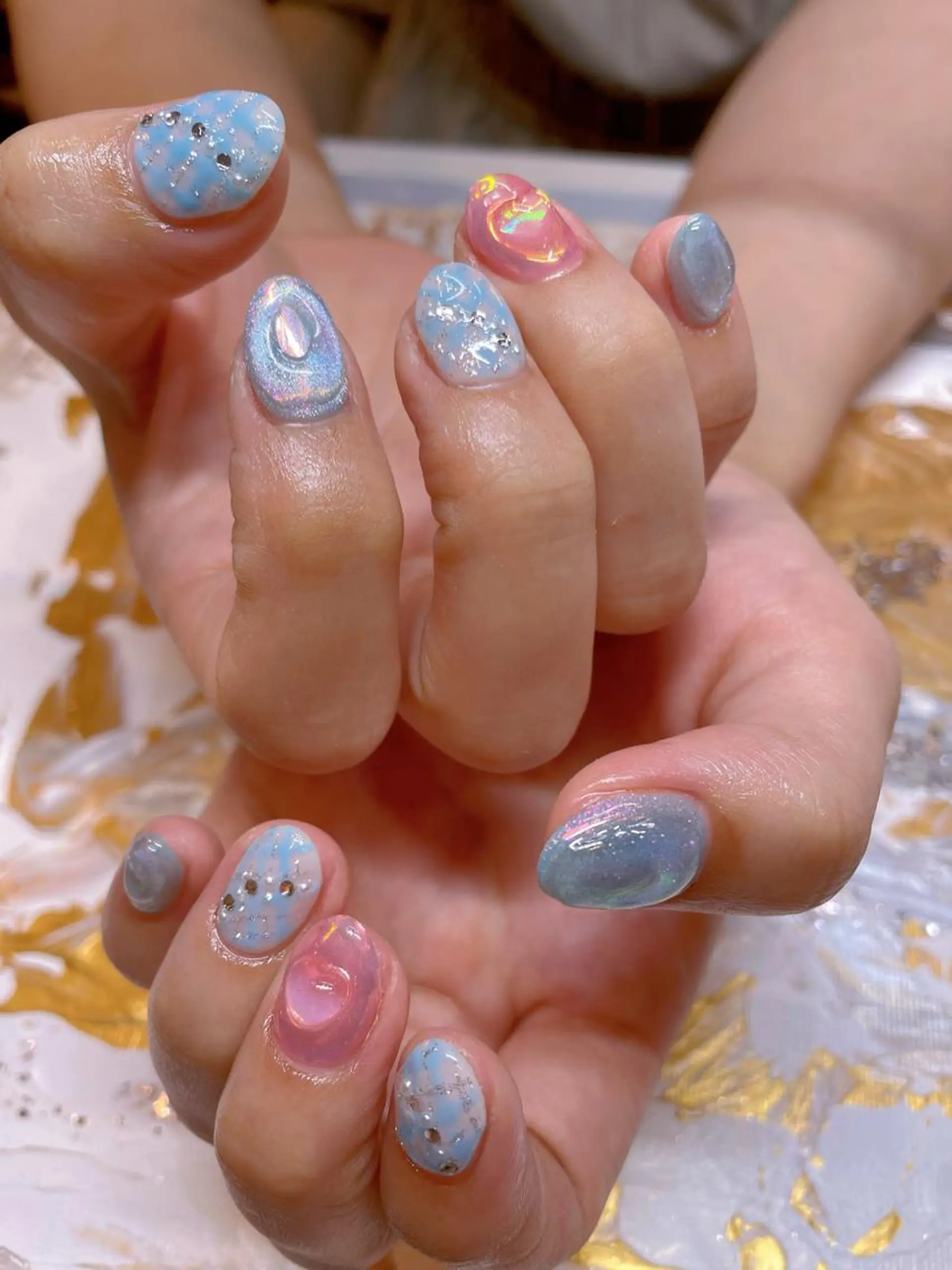 ネイル ハンドネイル ネイリスト ❄️ユキ❄️のネイルデザイン