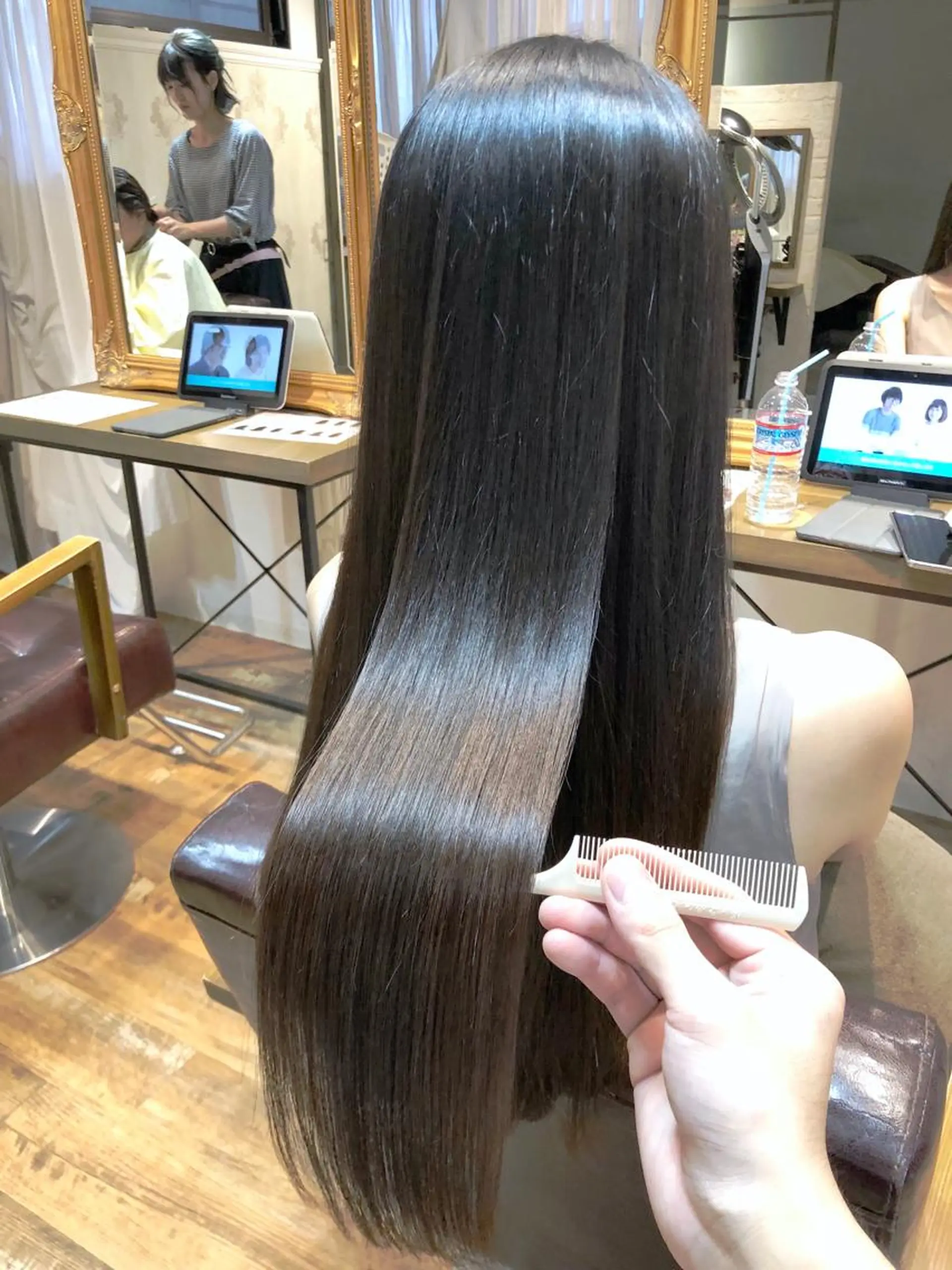 ロング カラー 透明感カラー トリートメント カット ヘアカラー トリートメント 髪質改善くすみカラー 🍀/石川大輔のヘアスタイル