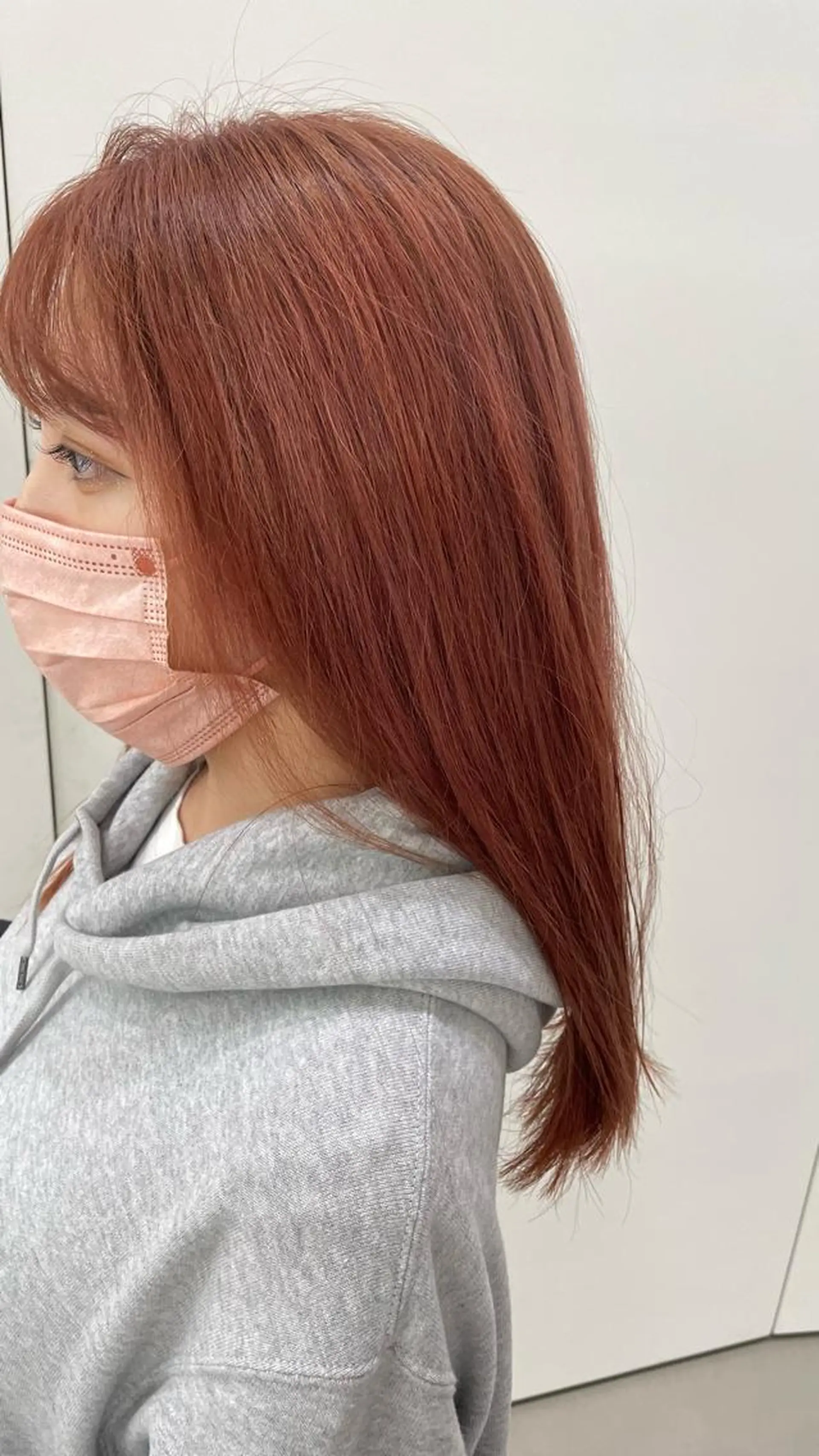 ロング カラー ブリーチ ピンクカラー honoka/bob /縮毛矯正/髪質改善のヘアスタイル