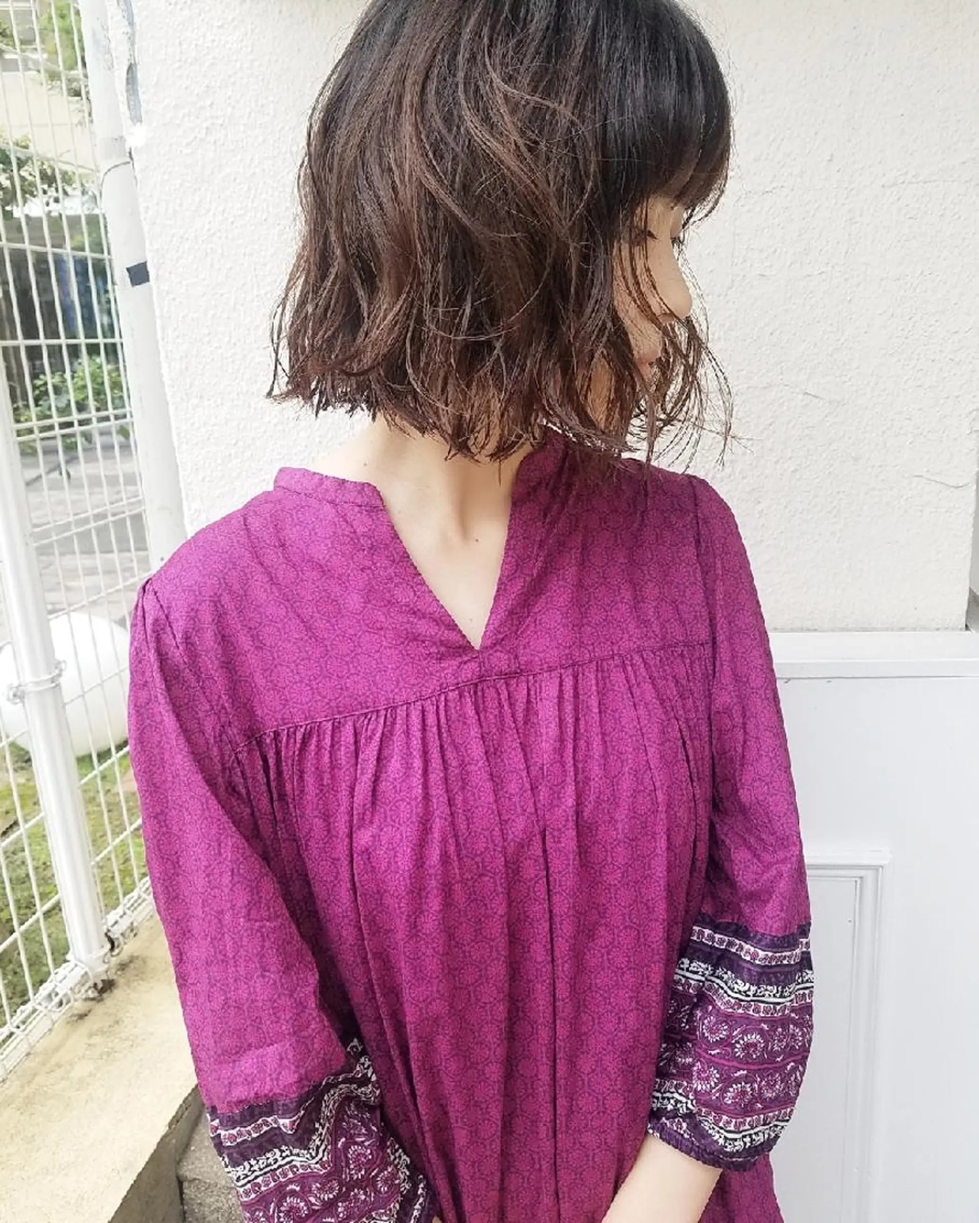 パーマ 🙃 透明感カラー/ボブのヘアスタイル