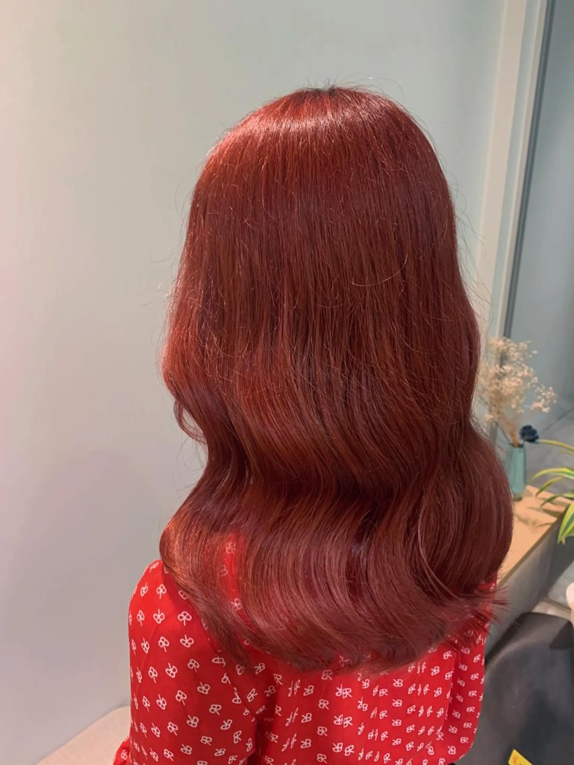 カラー ダブルカラー 村松 萌のヘアスタイル