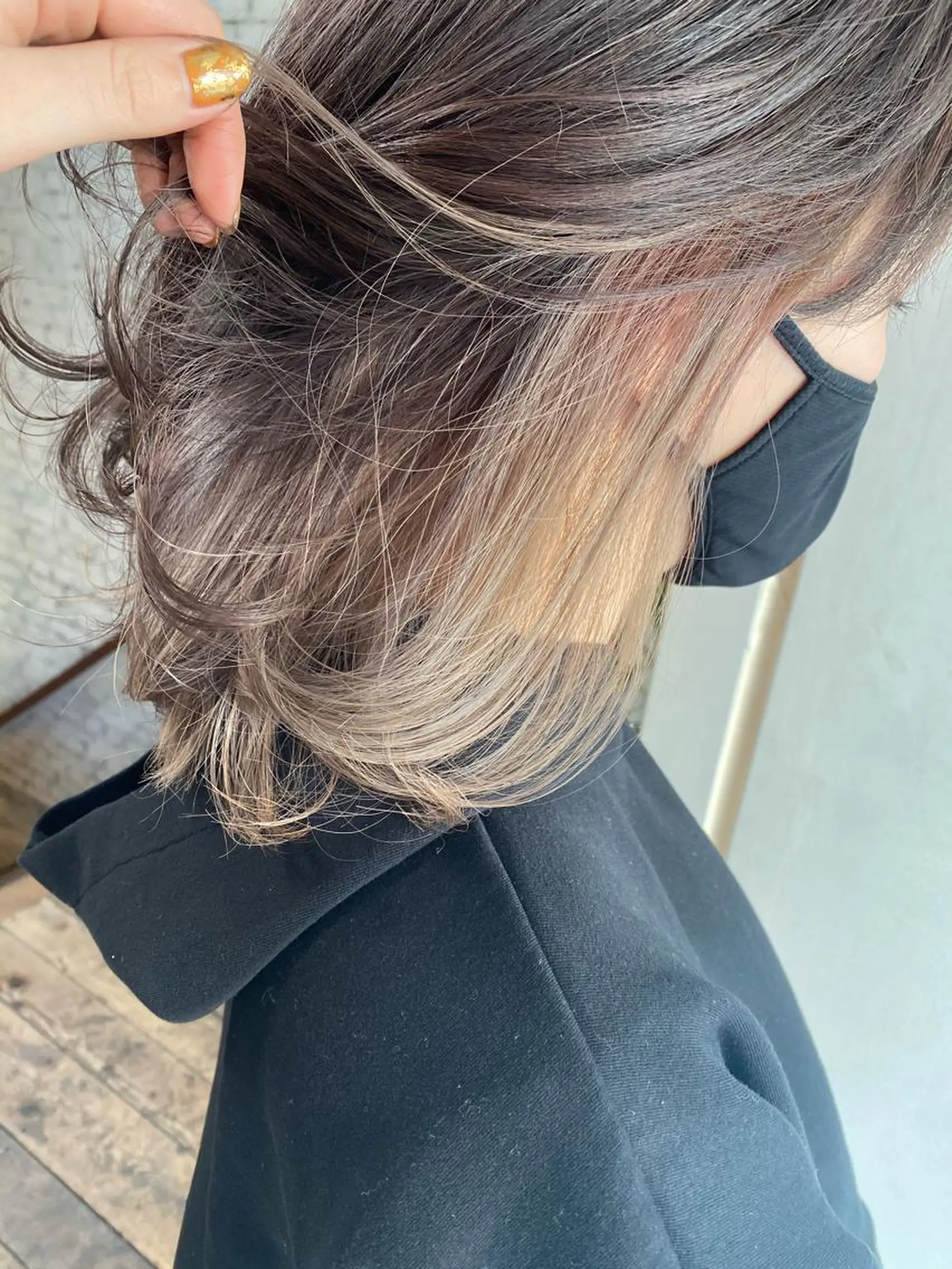 ミディアム カラー che're AMIE所属・山中 真紫のヘアスタイル