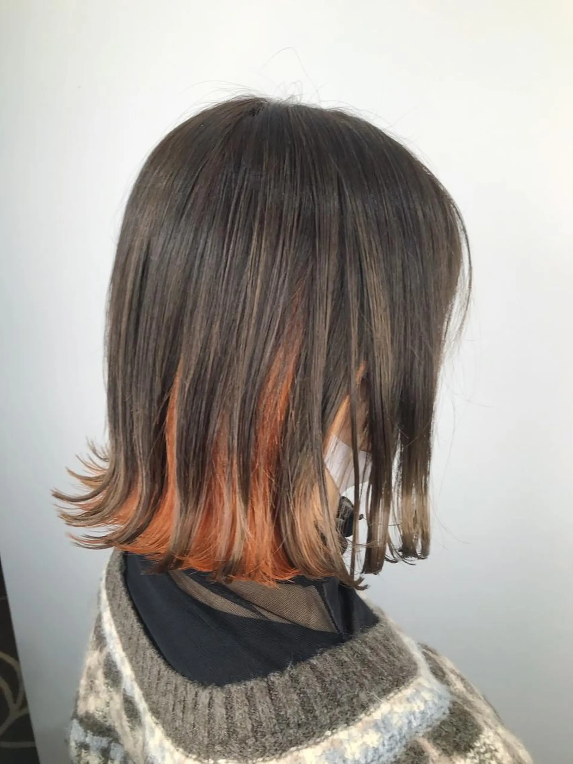 ミディアム カラー ブリーチ ケアブリーチ イルミナカラー トリートメント カット ヘアカラー インナーカラー/ ストレート/奥野洸也のヘアスタイル