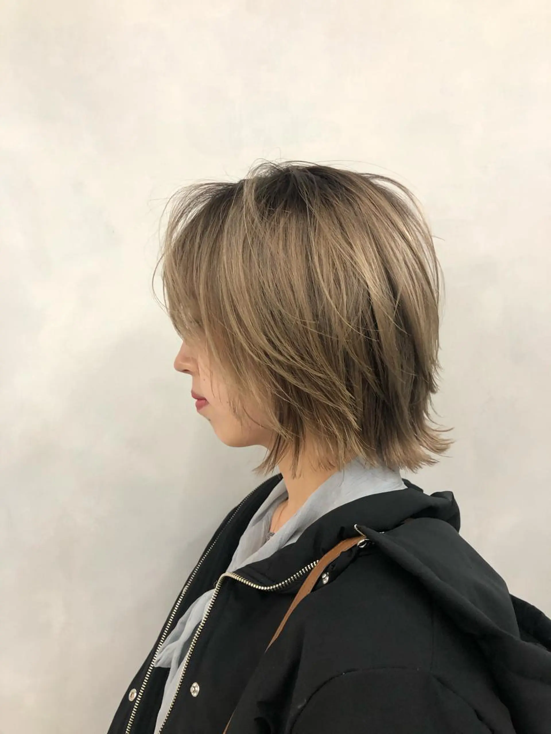 ミディアム カット ヘアカラー トリートメント 🌸ハイトーン 新田　廉 🌸のヘアスタイル