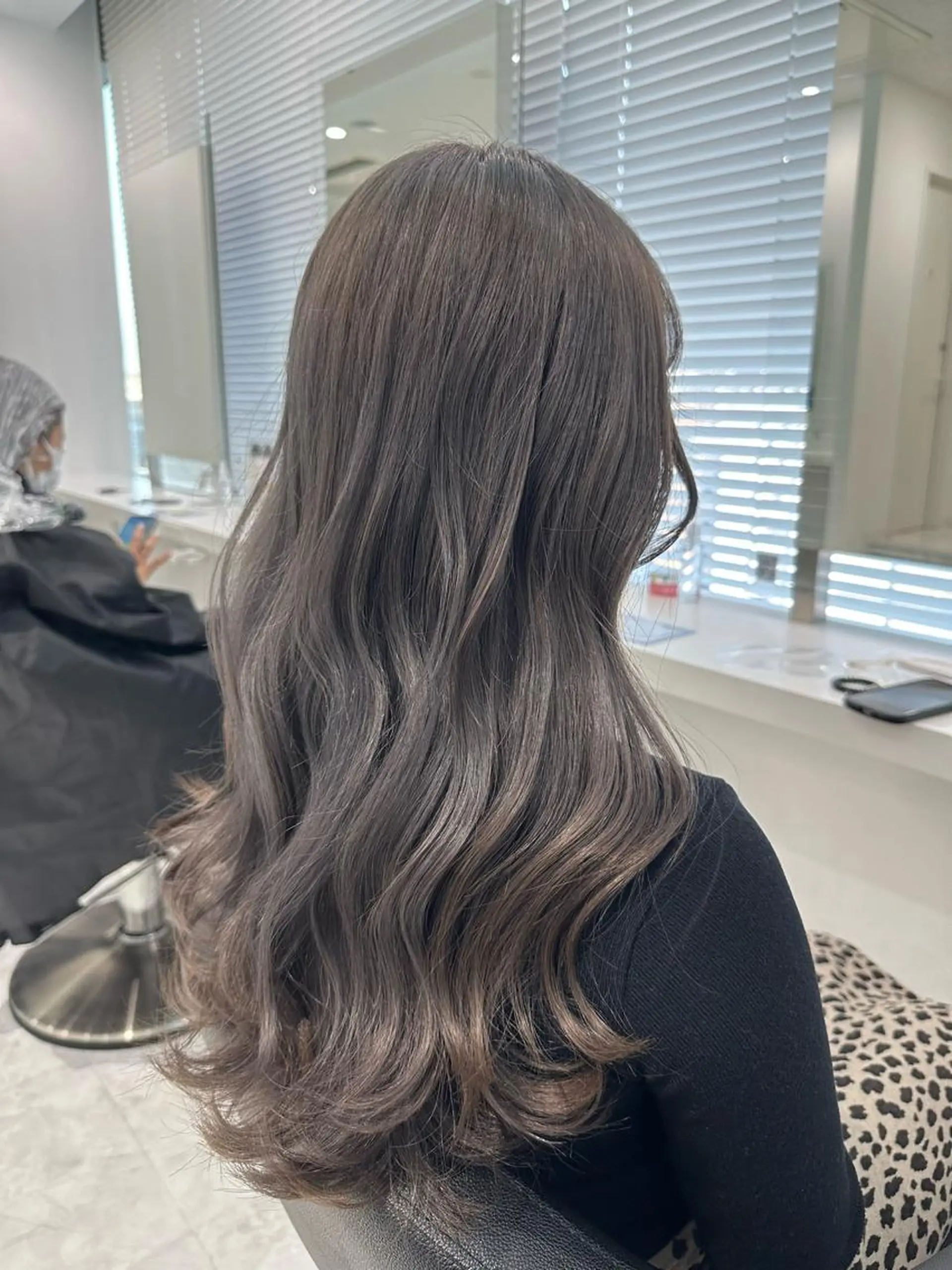 セミロング カラー ヘアカラー トリートメント ヘッドスパ ヘアセット ♡上品韓国髪♡ブラ ウン/SAYATOのヘアスタイル