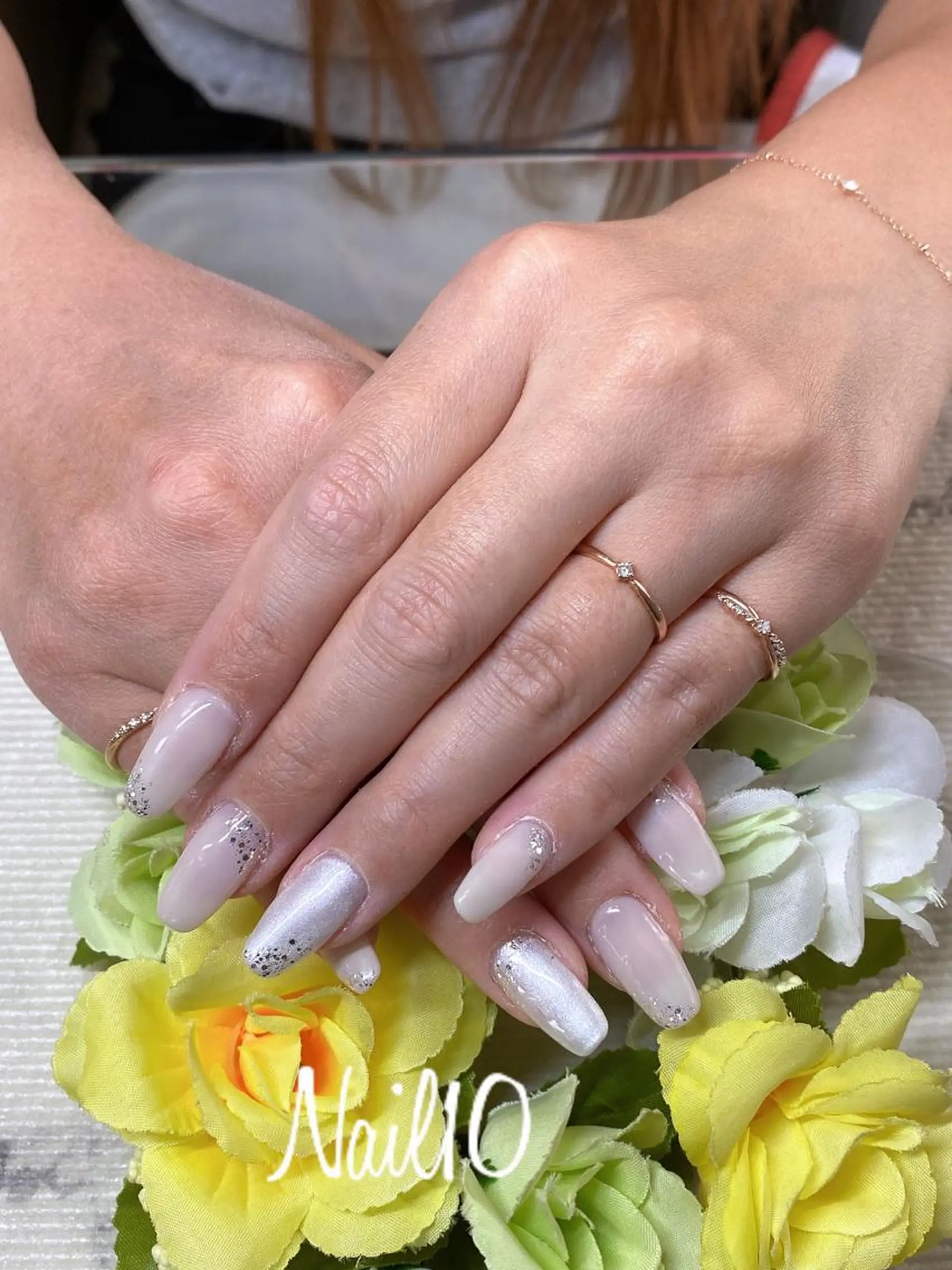 ネイル ラメ(グリッター) ラメグラデーション Nail10 Kakoのネイルデザイン