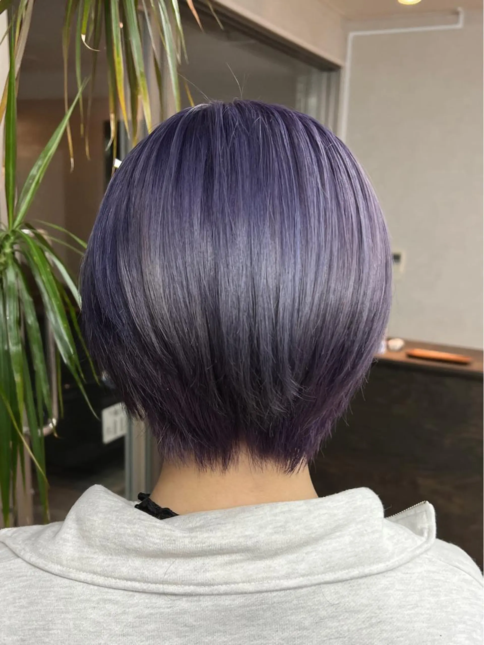 ショート カラー バレイヤージュ ブリーチ ケアブリーチ ダブルカラー イヤリングカラー カット ヘアカラー SALOWIN横浜suite店所属・🌷かわばた めい🌷のヘアスタイル