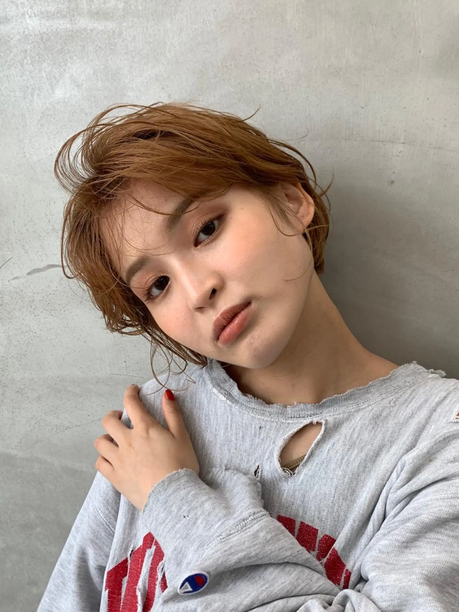 ショート カラー 🌿似合わせブリーチ 松本朋幸🌿のヘアスタイル