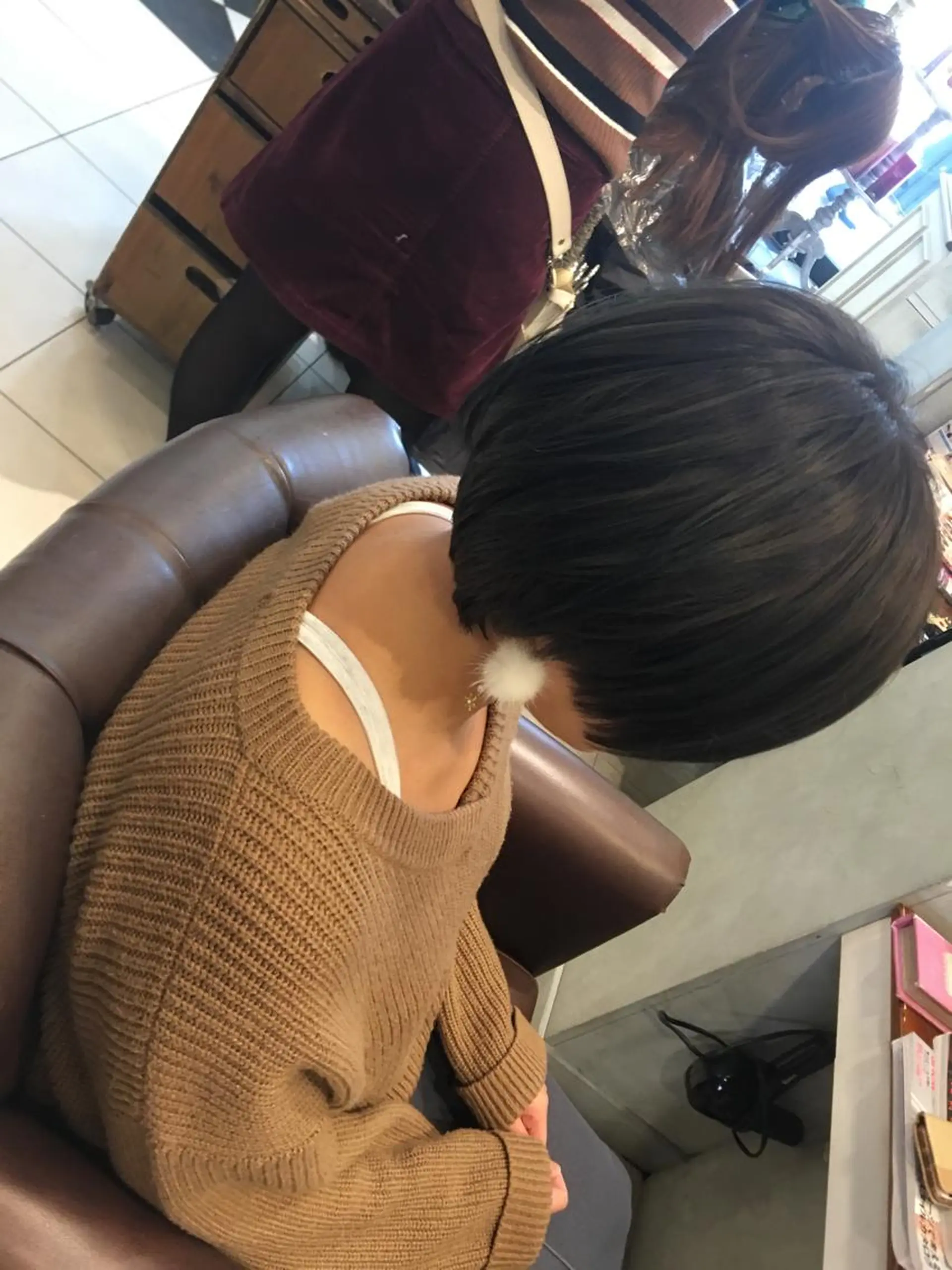 ショート カラー ブリーチカラー🌈 嘉名 真樹のヘアスタイル