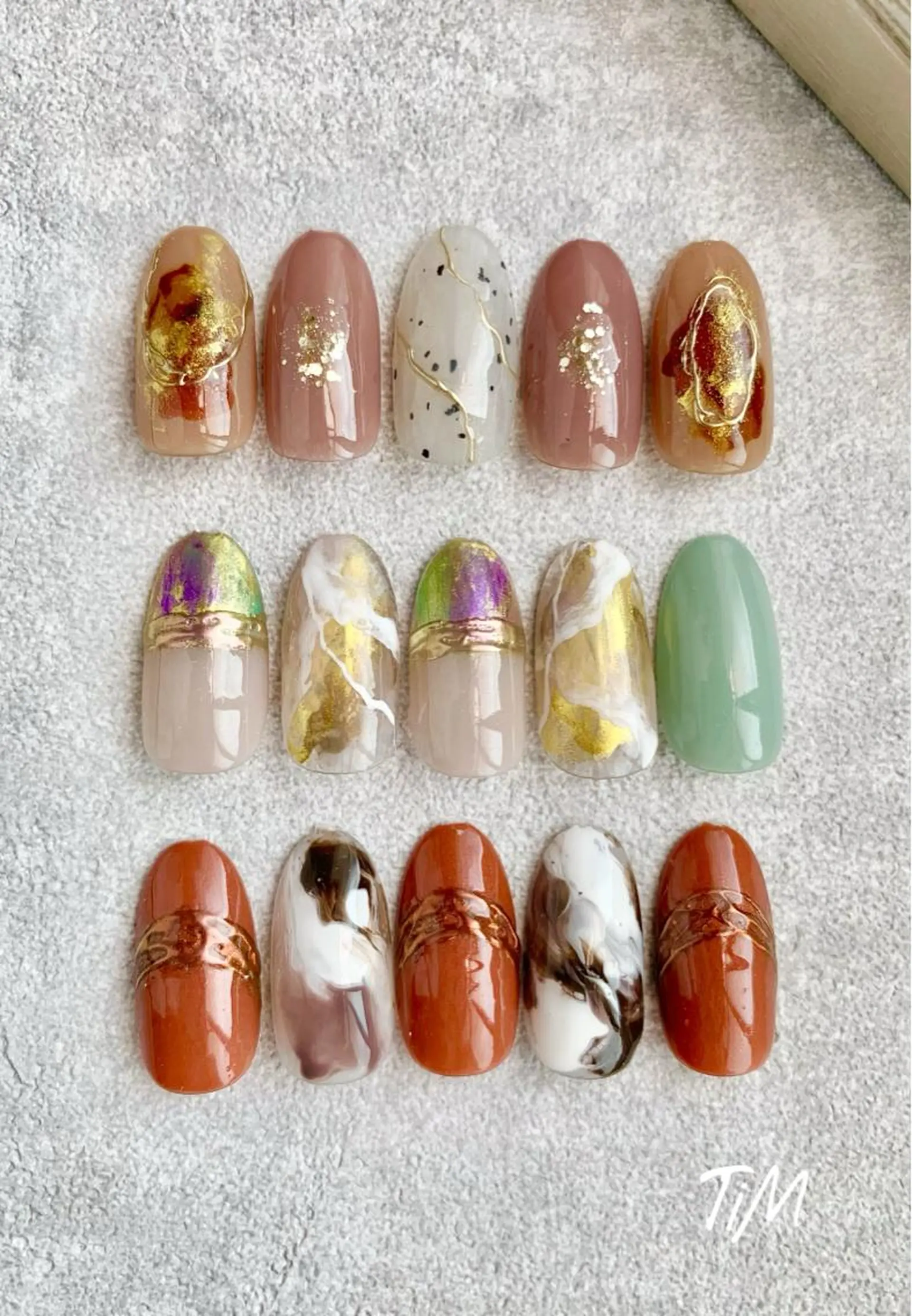 ショート ネイル アートネイル Beauty Studio TiM所属・TiM【ティム】 近鉄八尾店のネイルデザイン