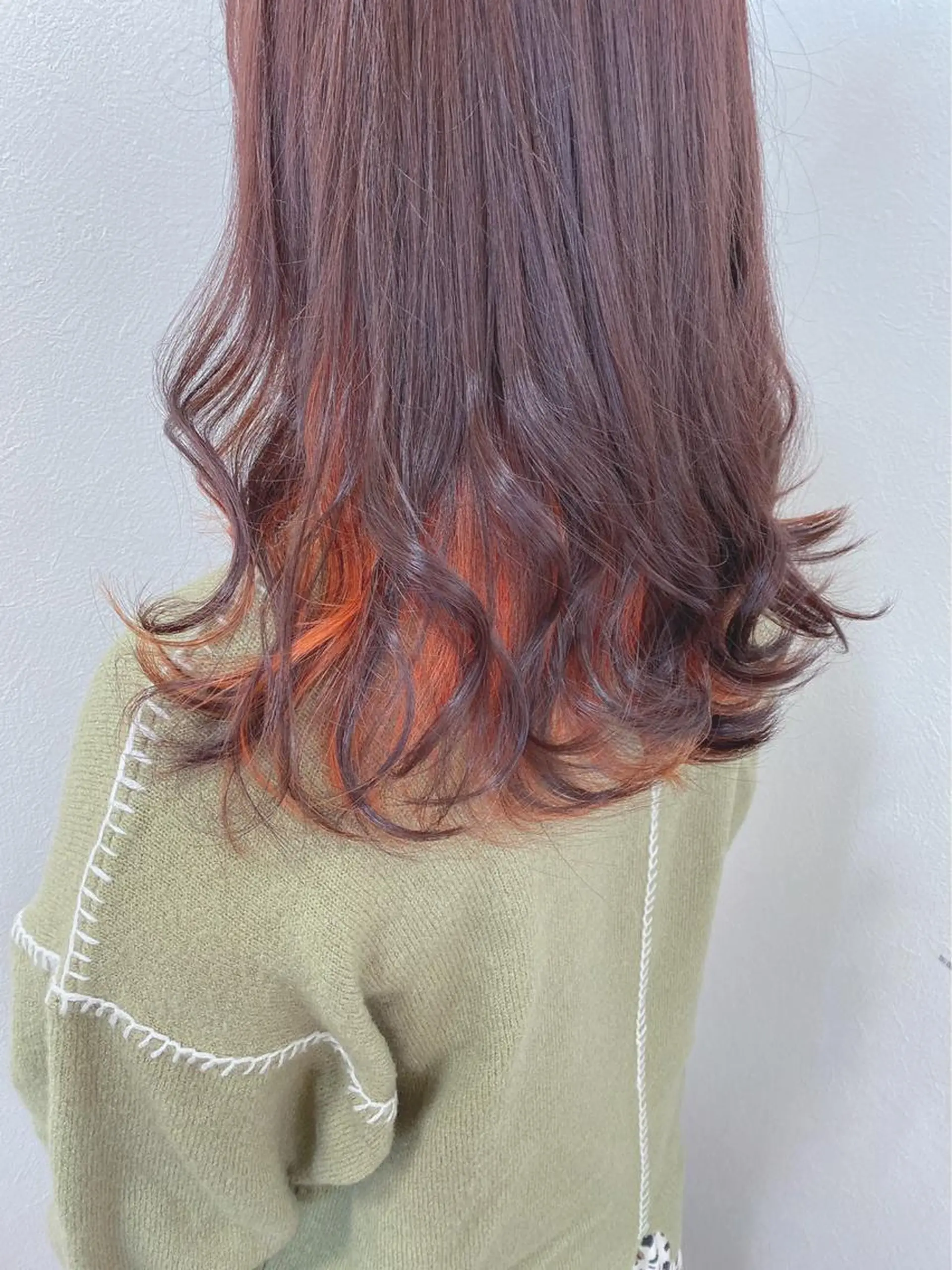 セミロング カット ヘアカラー 時末侑実 桜井駅のヘアスタイル