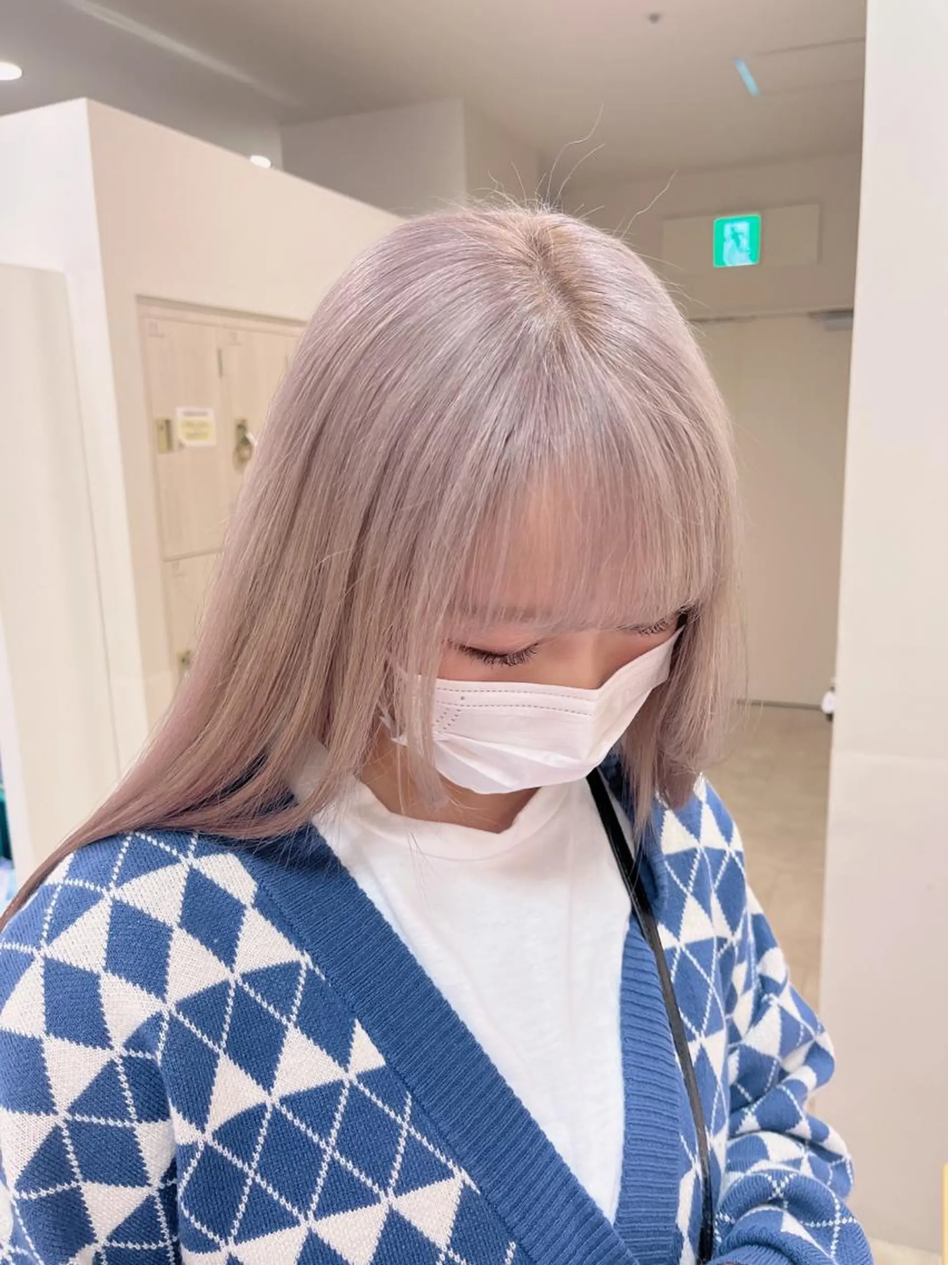 セミロング カラー 暖色専門美容師🎀 お客様満足度◎のヘアスタイル