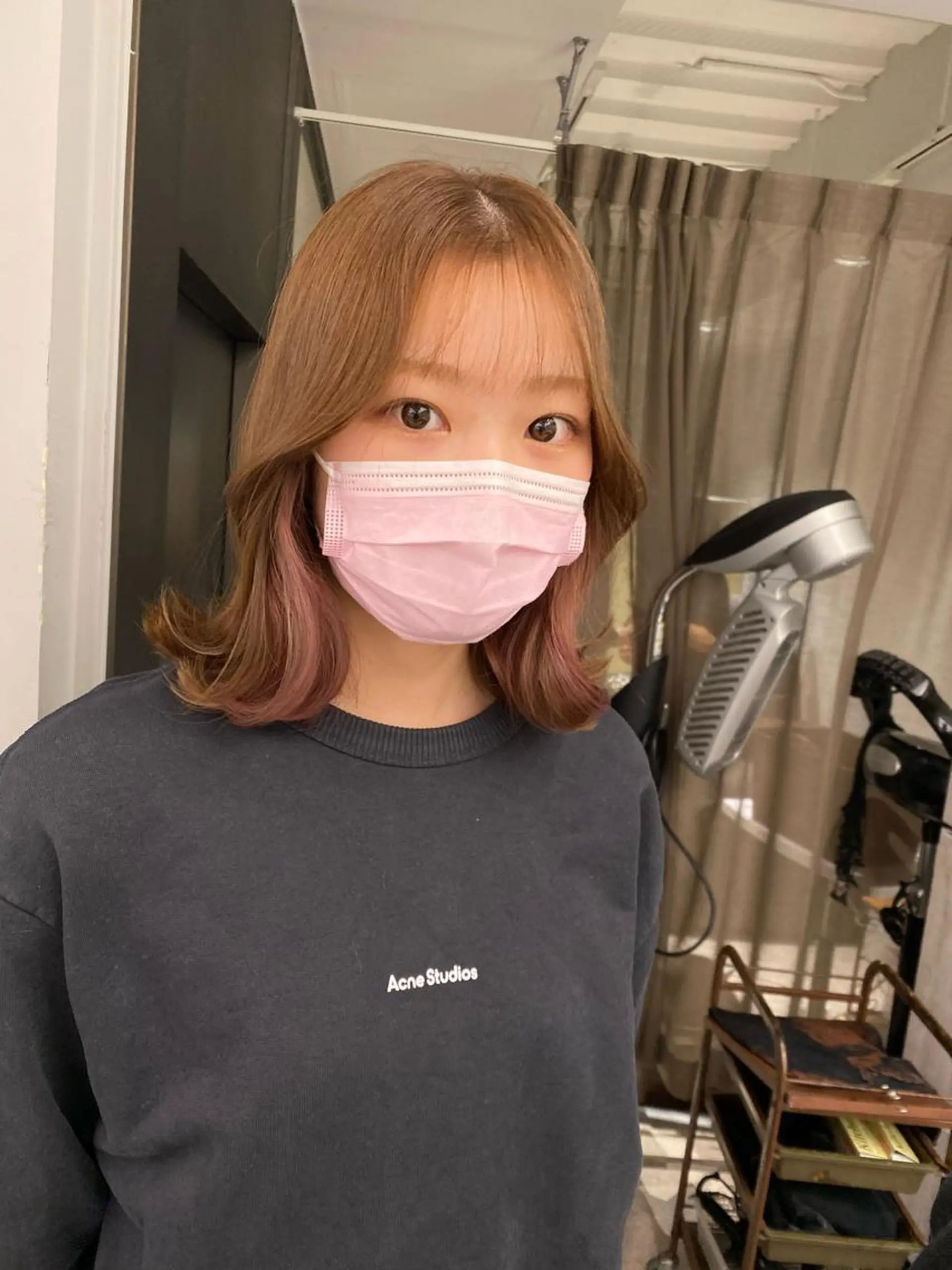 ロング 京都レイヤーカット/ 縮毛矯正/羽柴りくのヘアスタイル