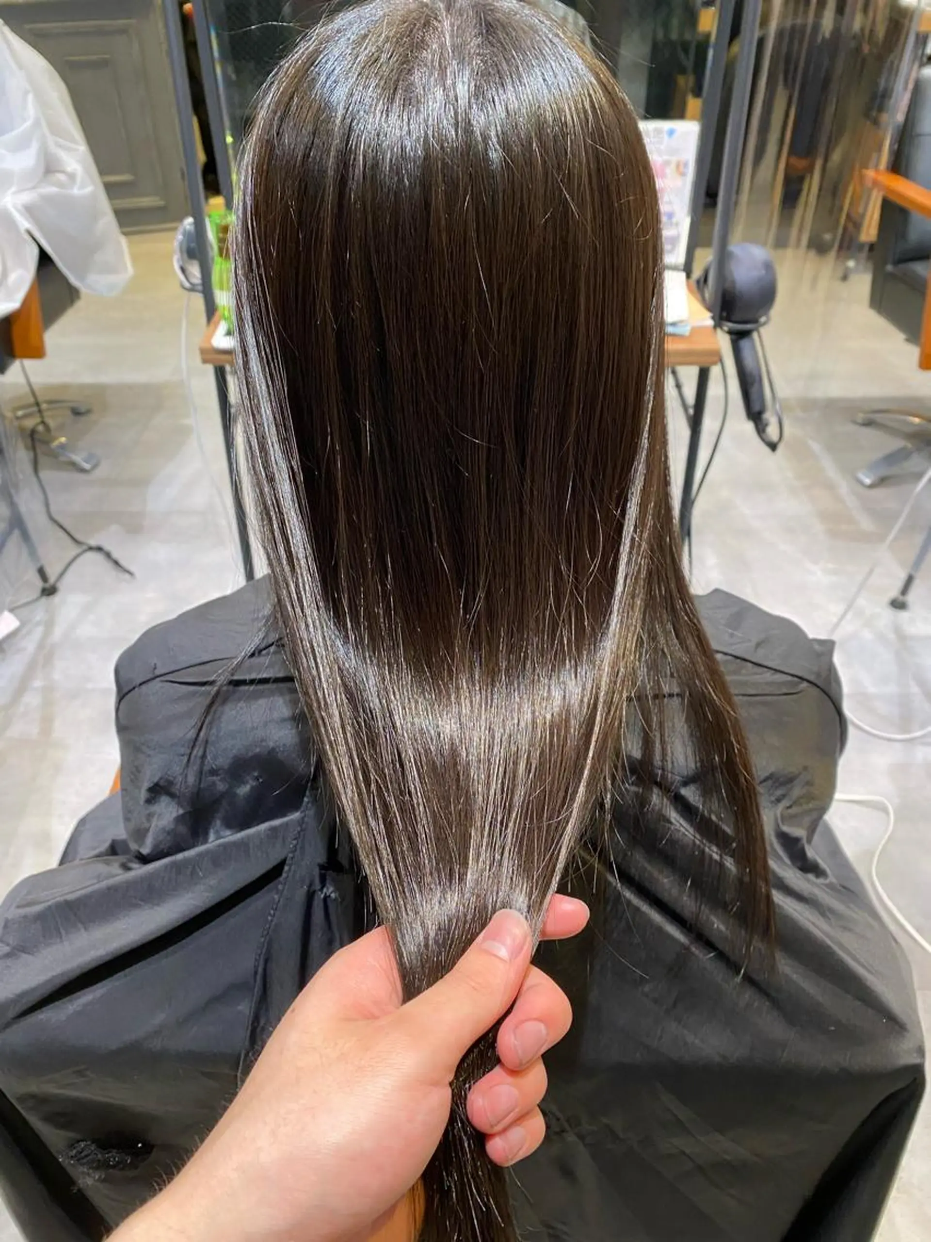 ロング SALOWIN渋谷caldo店B1所属・岐津公太 メンズ縮毛矯正のプロのヘアスタイル