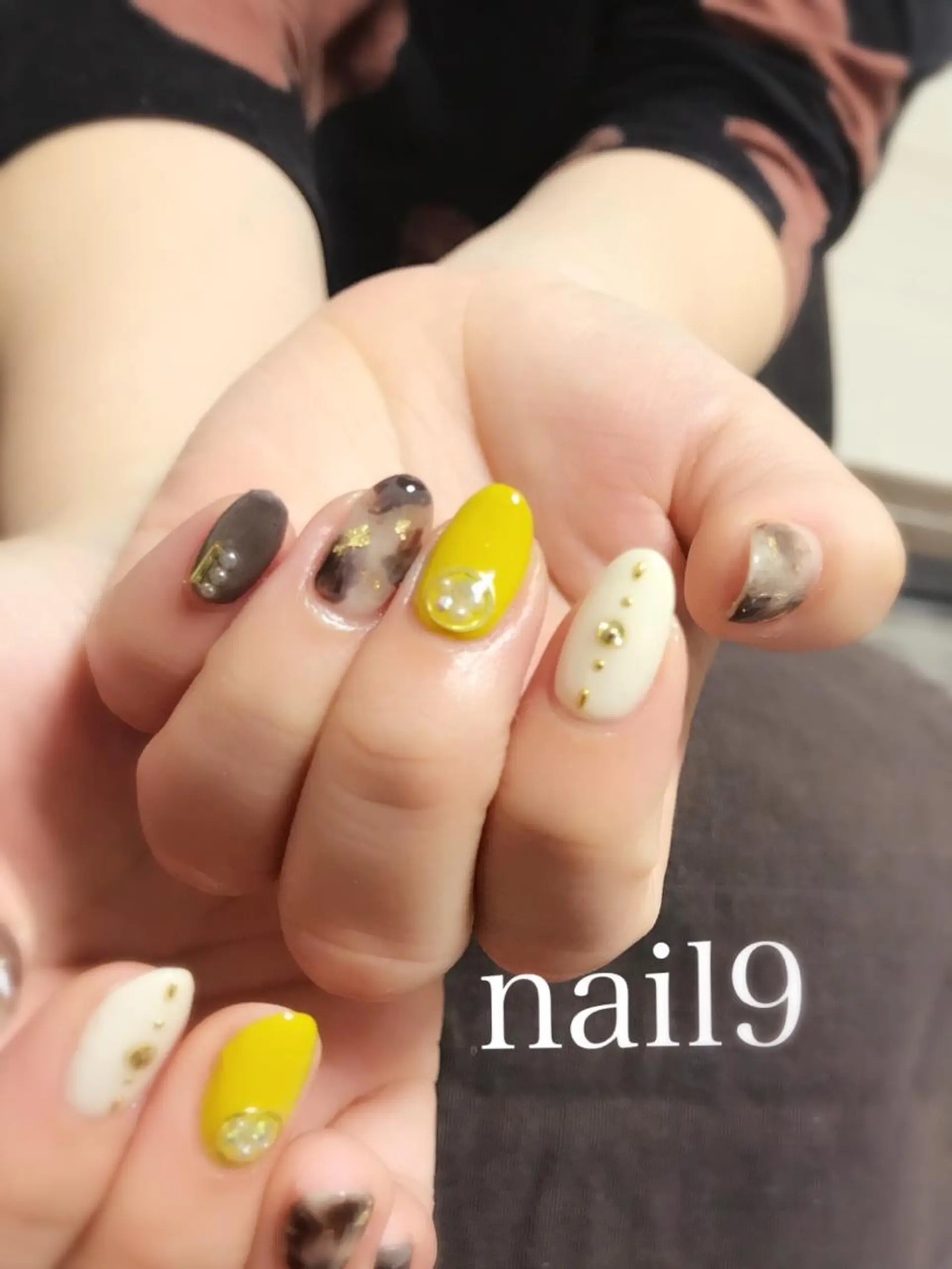 ネイル べっ甲ネイル ネイルサロン nail9のネイルデザイン