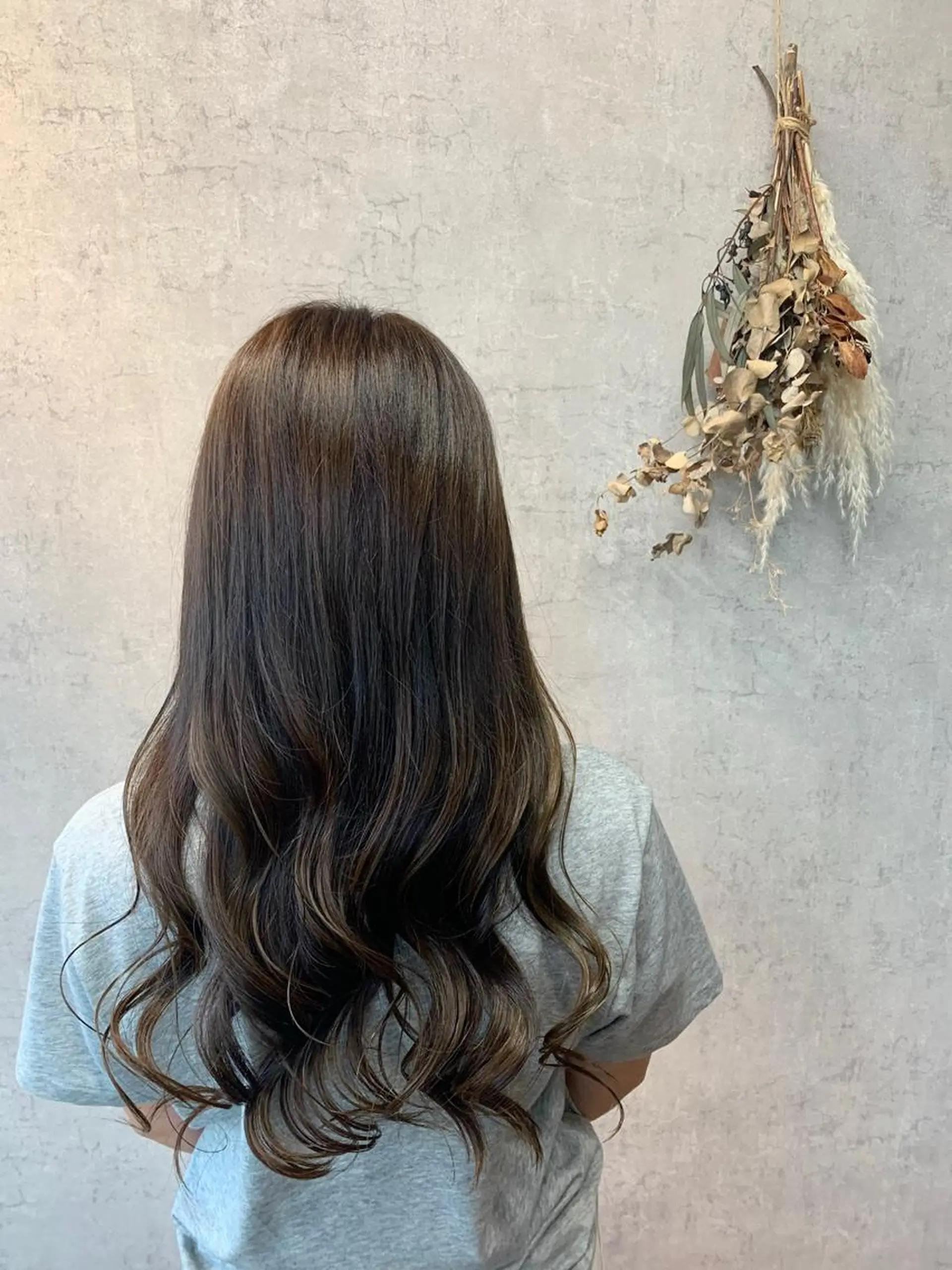 カラー 大島 千怜のヘアスタイル