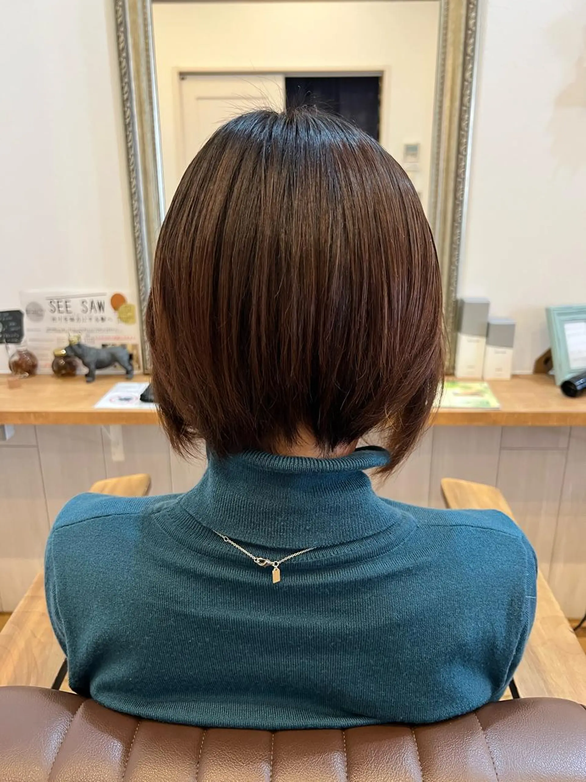 ショート カラー ブラウンカラー 美容室Class所属・🐰ハイトーンカラー 畠山　渡🐰のヘアスタイル