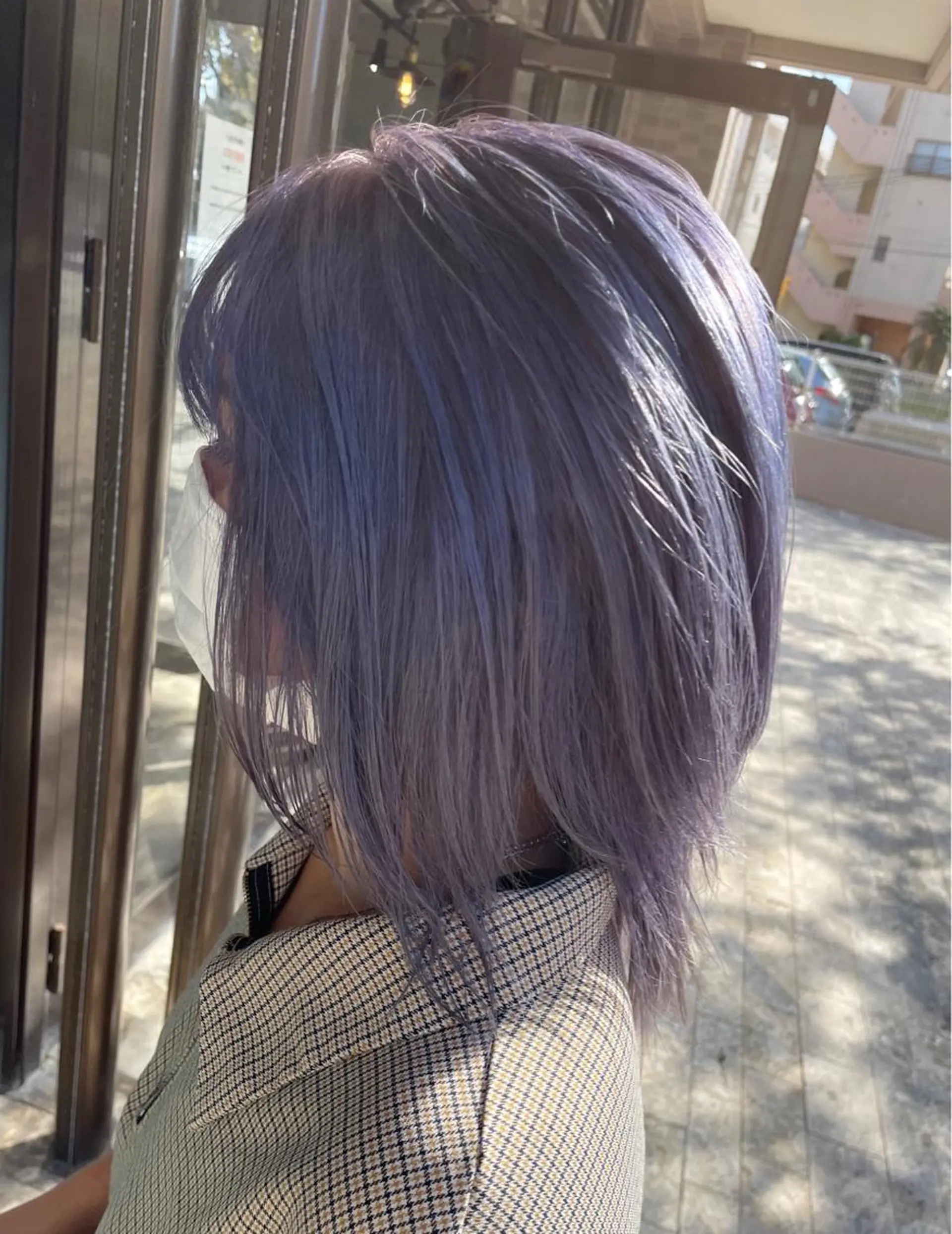 ミディアム パープルカラー ヘアカラー and K所属・and K 那覇小禄店のヘアスタイル