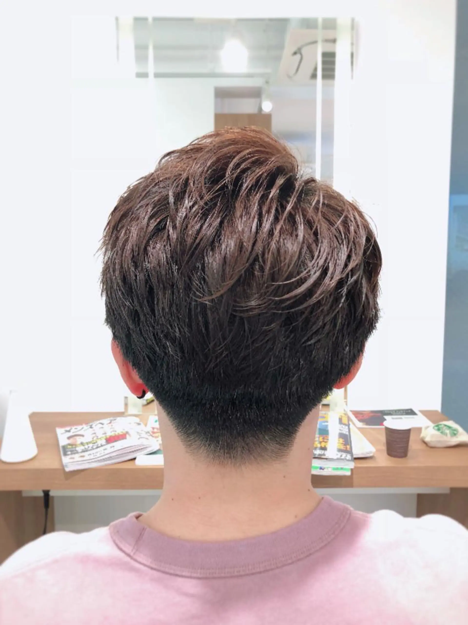 カラー パーマ メンズ ウメダ マサトのヘアスタイル