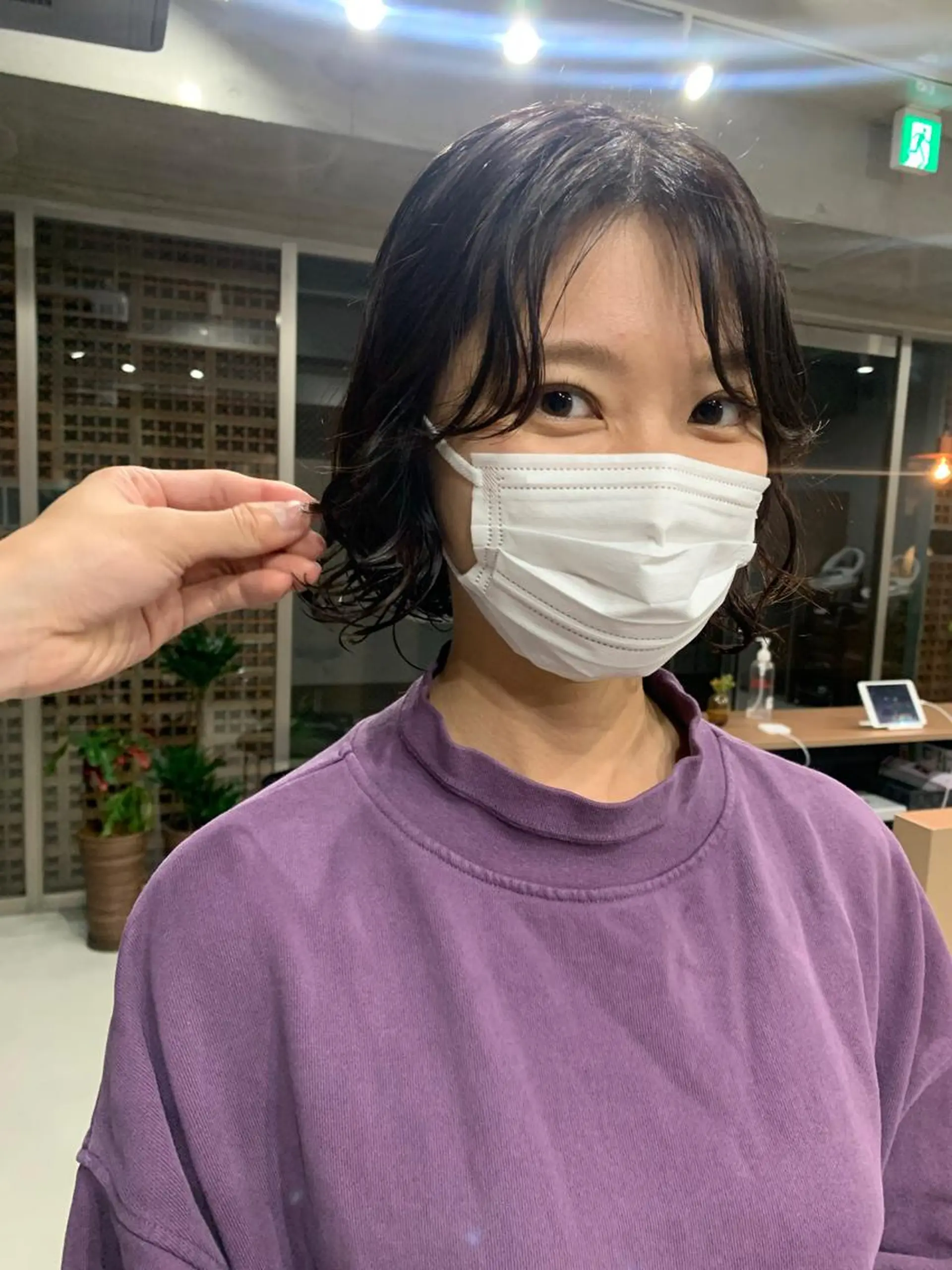 パーマ ボブパーマコテ巻き風 パーマNo1深江秀平のヘアスタイル