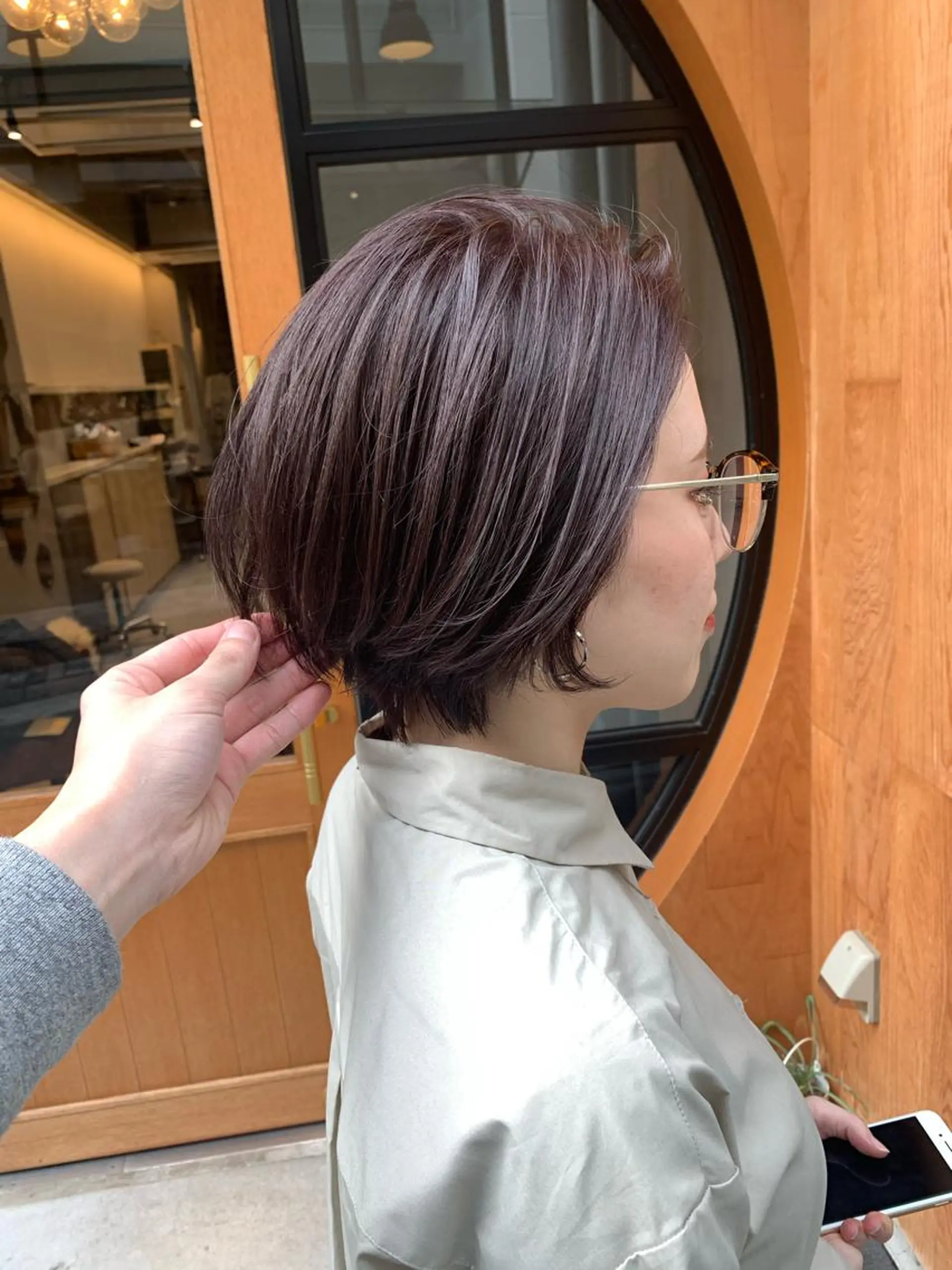 ショート アッシュ カット ヘアカラー Alani所属・arc. arc.のヘアスタイル