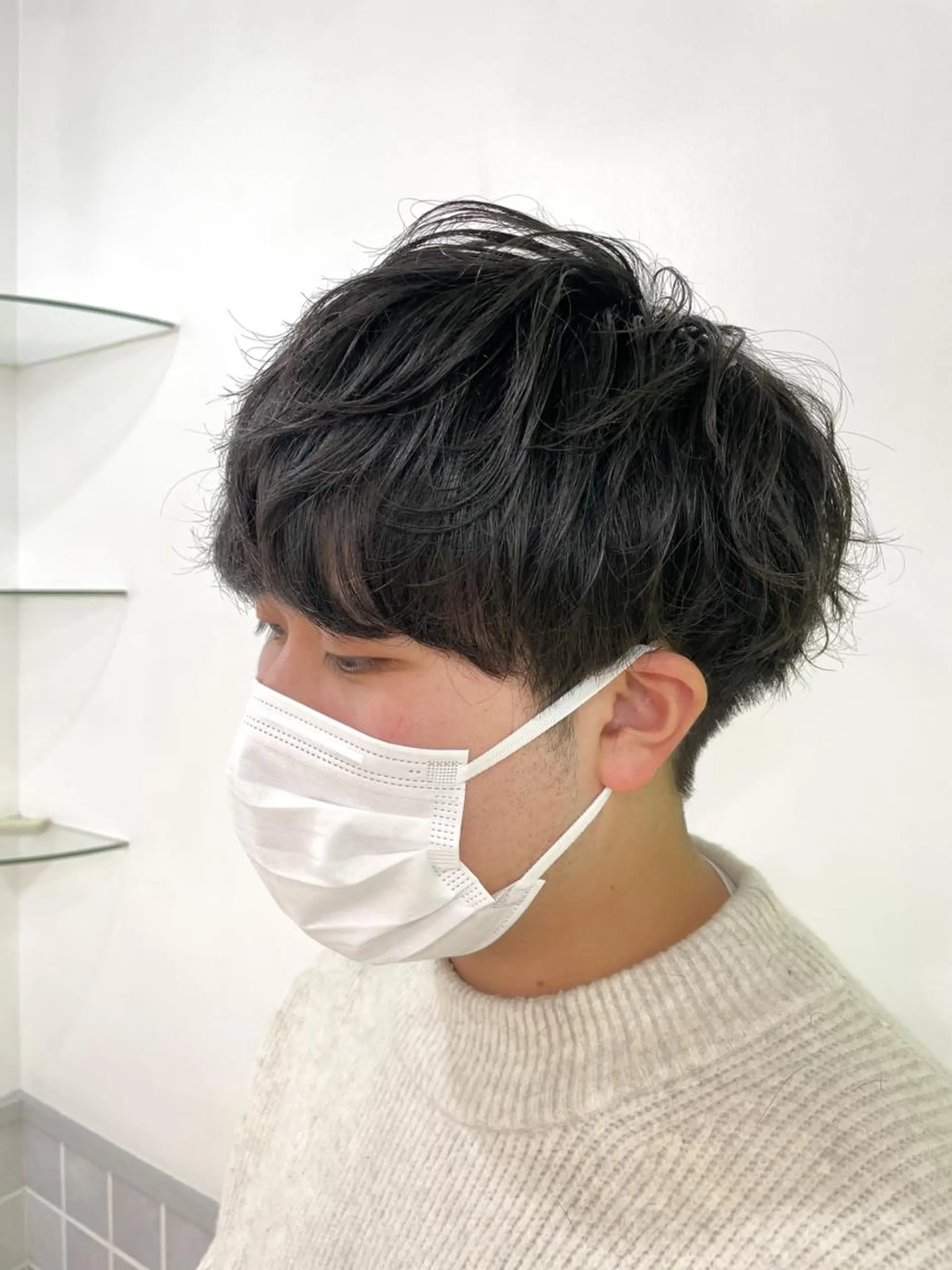 パーマ メンズ メンズパーマ カット miyu 美髪縮毛矯正𓂃꙳⋆のヘアスタイル
