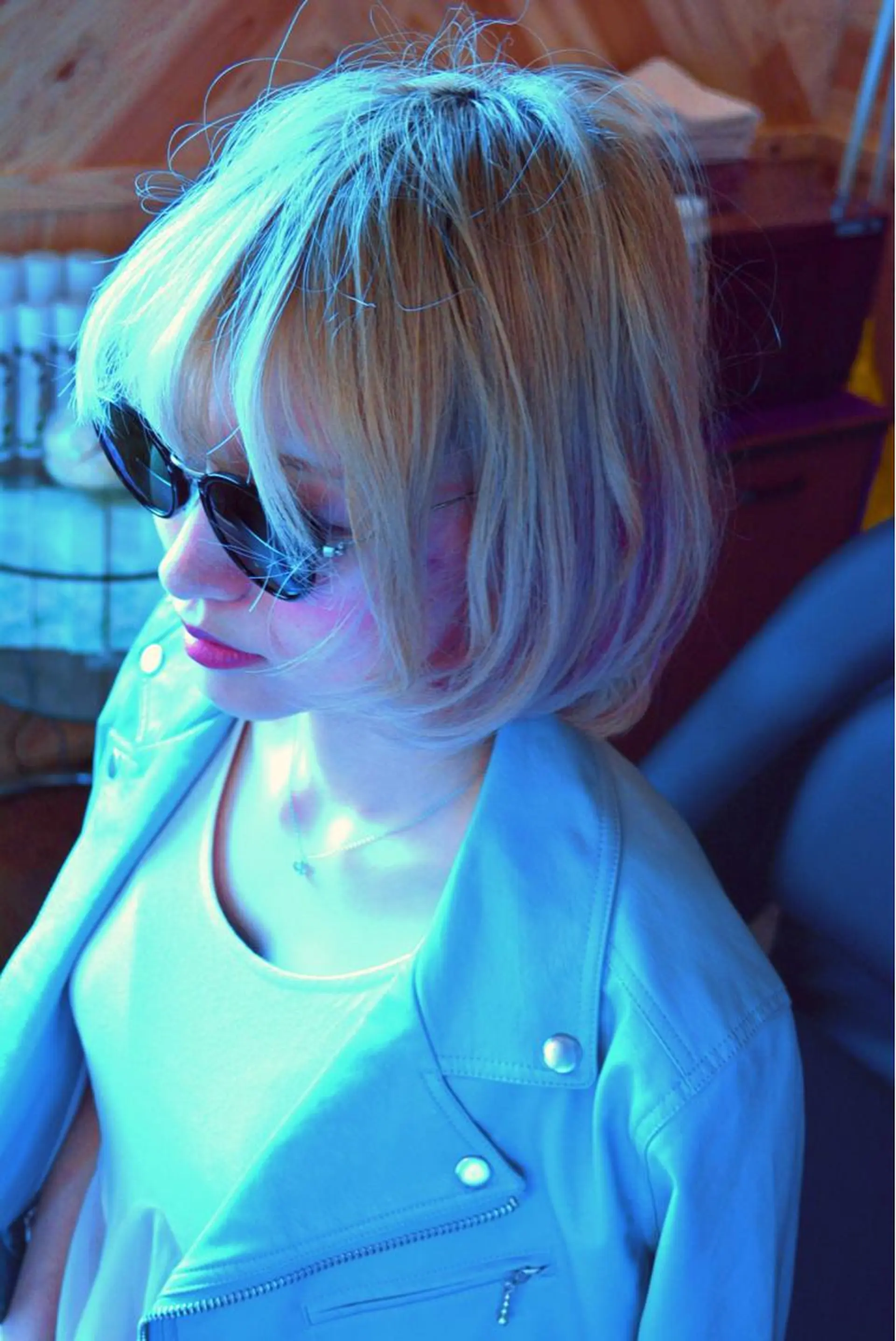 ショート カラー パーマ ヘアアレンジ メンズ メンズブリーチ ブリーチ ピンクカラー ボブ うざバング カット belle chambreイブカのその他イメージ