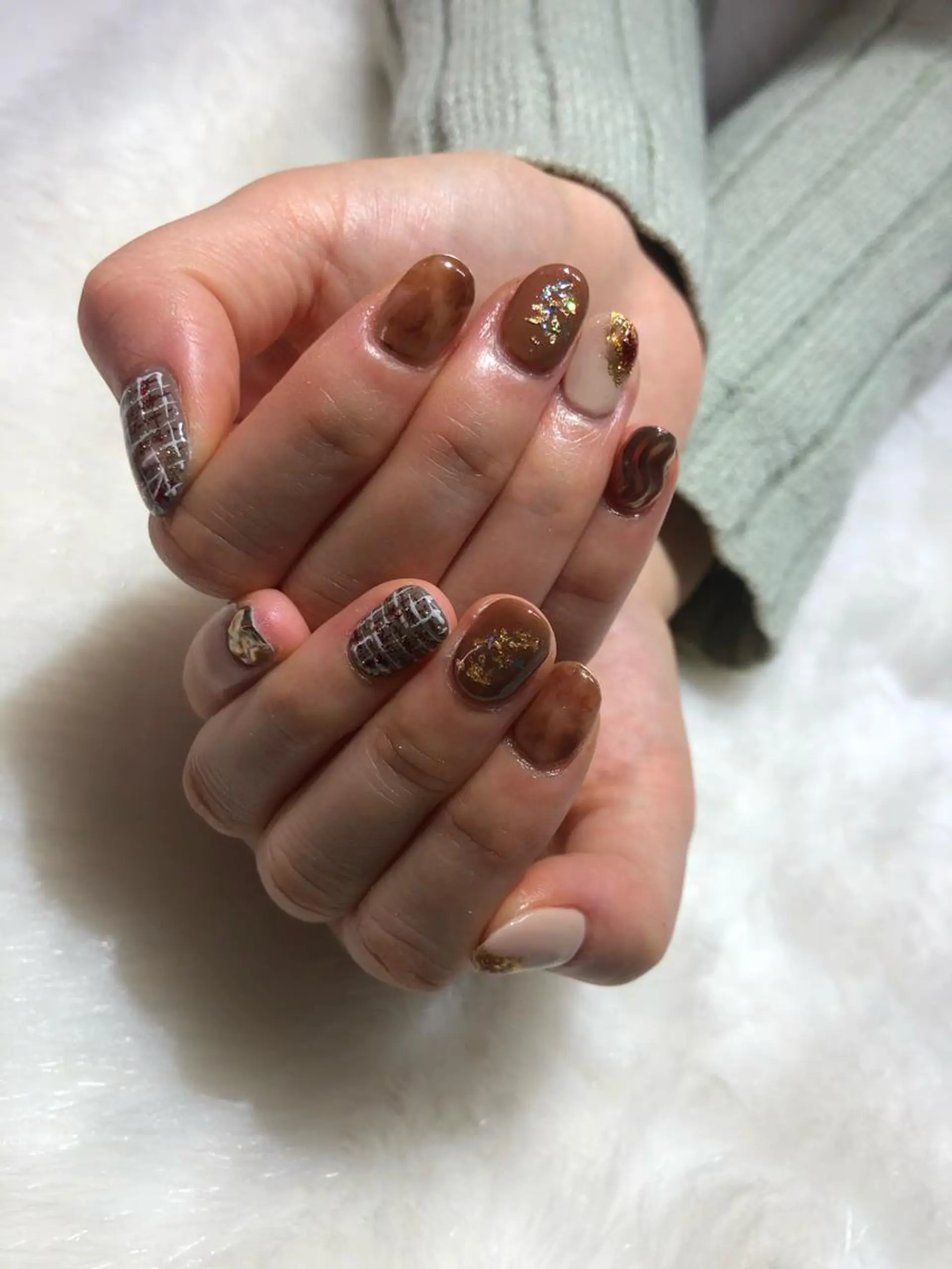 ネイル Amber21.所属・Nagahama Akariのネイルデザイン