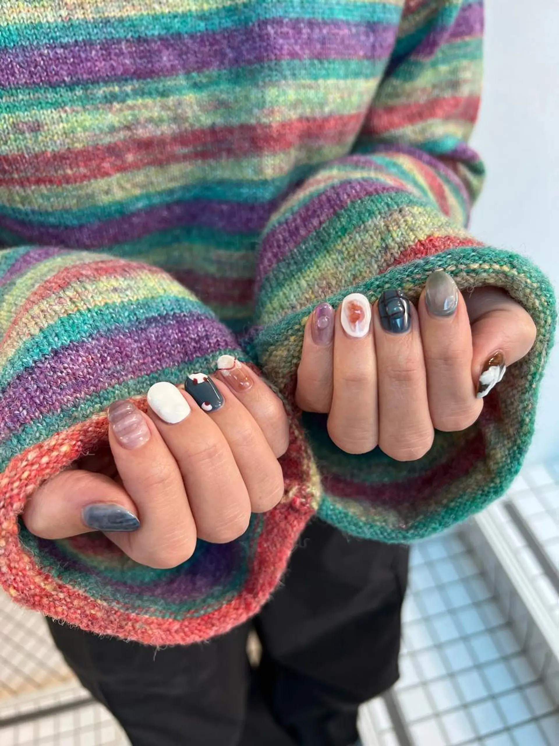 ネイル 【韓国ヘア・ネイル】 HINATA🍒のネイルデザイン