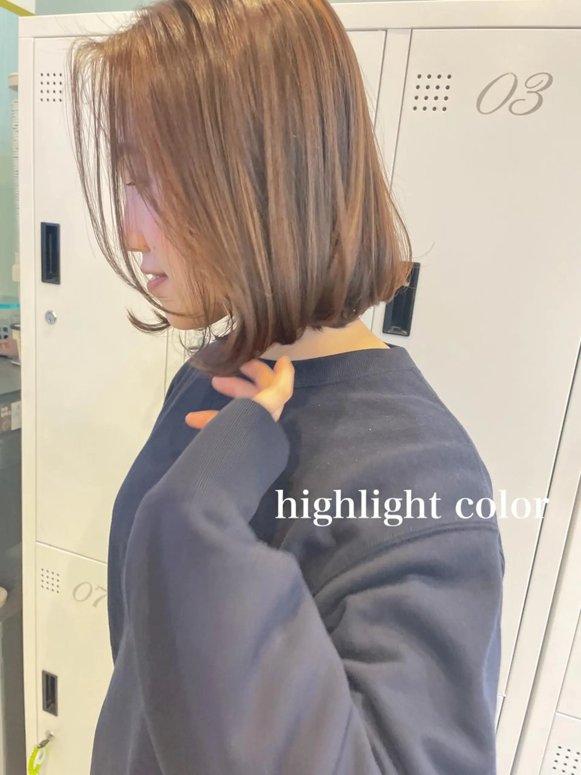 カラー ベージュカラー ブリーチ ダブルカラー イヤリングカラー ハイトーンカラー カラー得意【梅田】 瀧本友梨乃のヘアスタイル