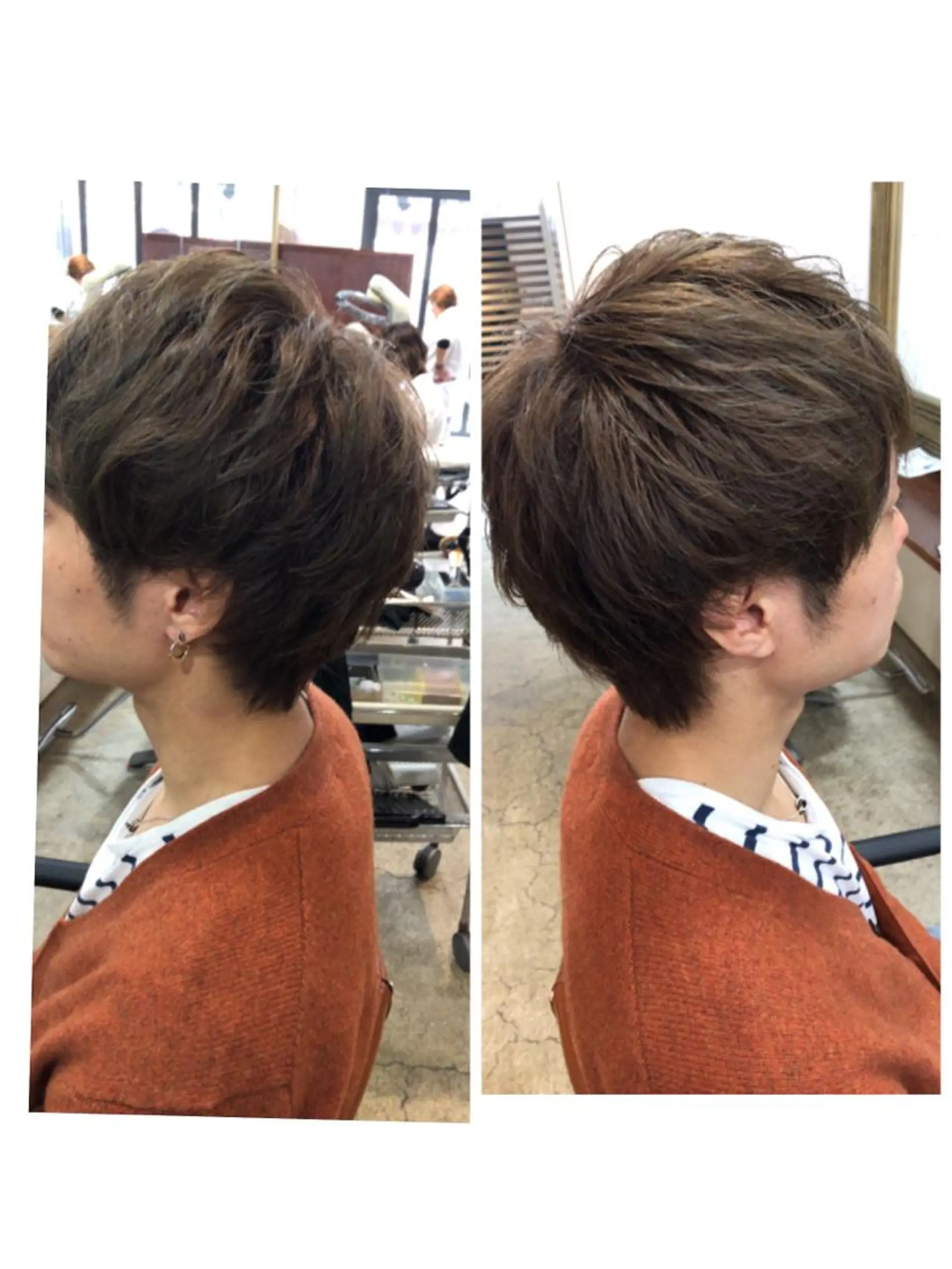 カラー メンズ 透明感カラー 品田 真里のヘアスタイル