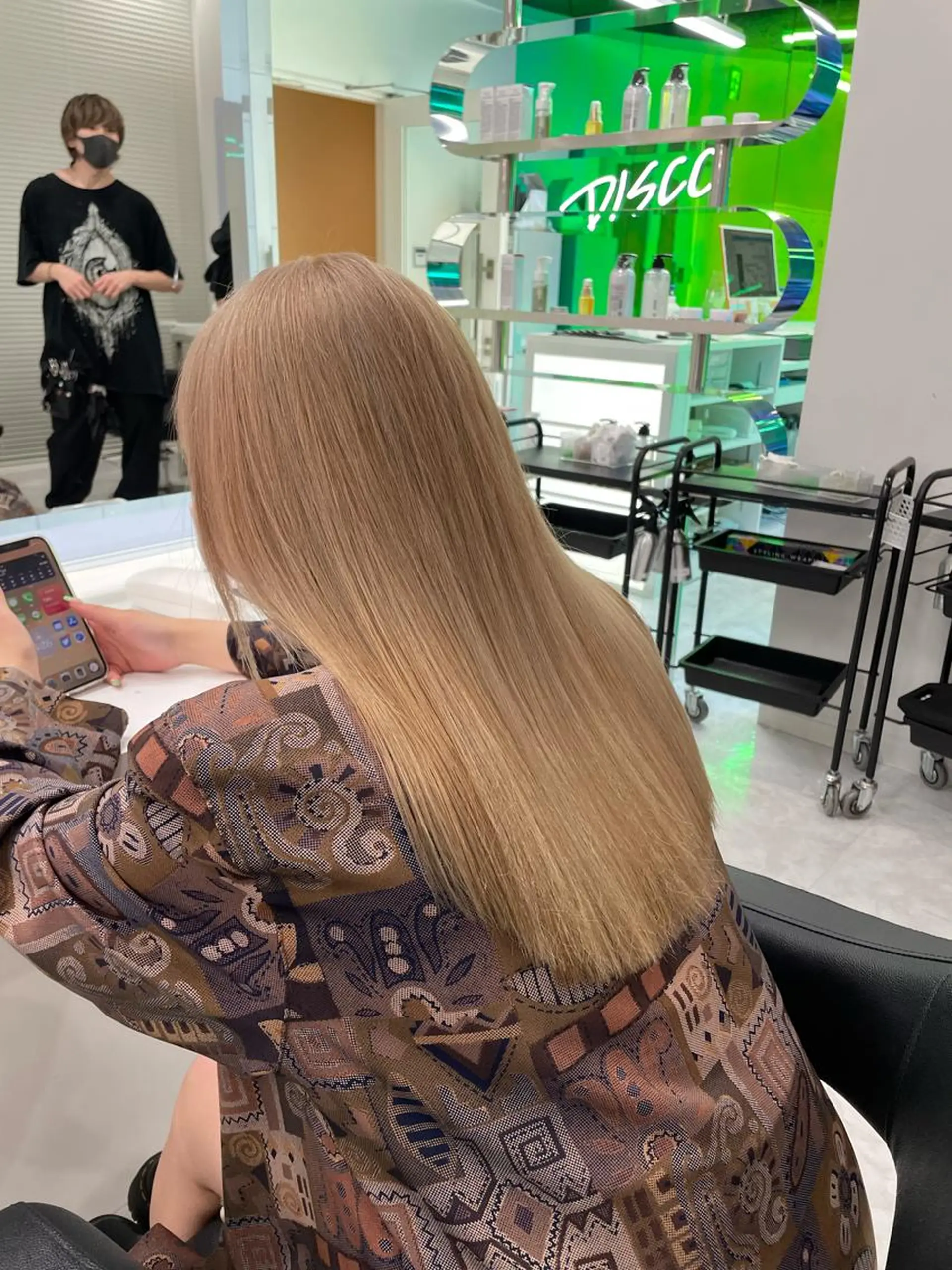 ロング カラー ヘアアレンジ 韓流メンズカット パーマ/KOTAのヘアスタイル