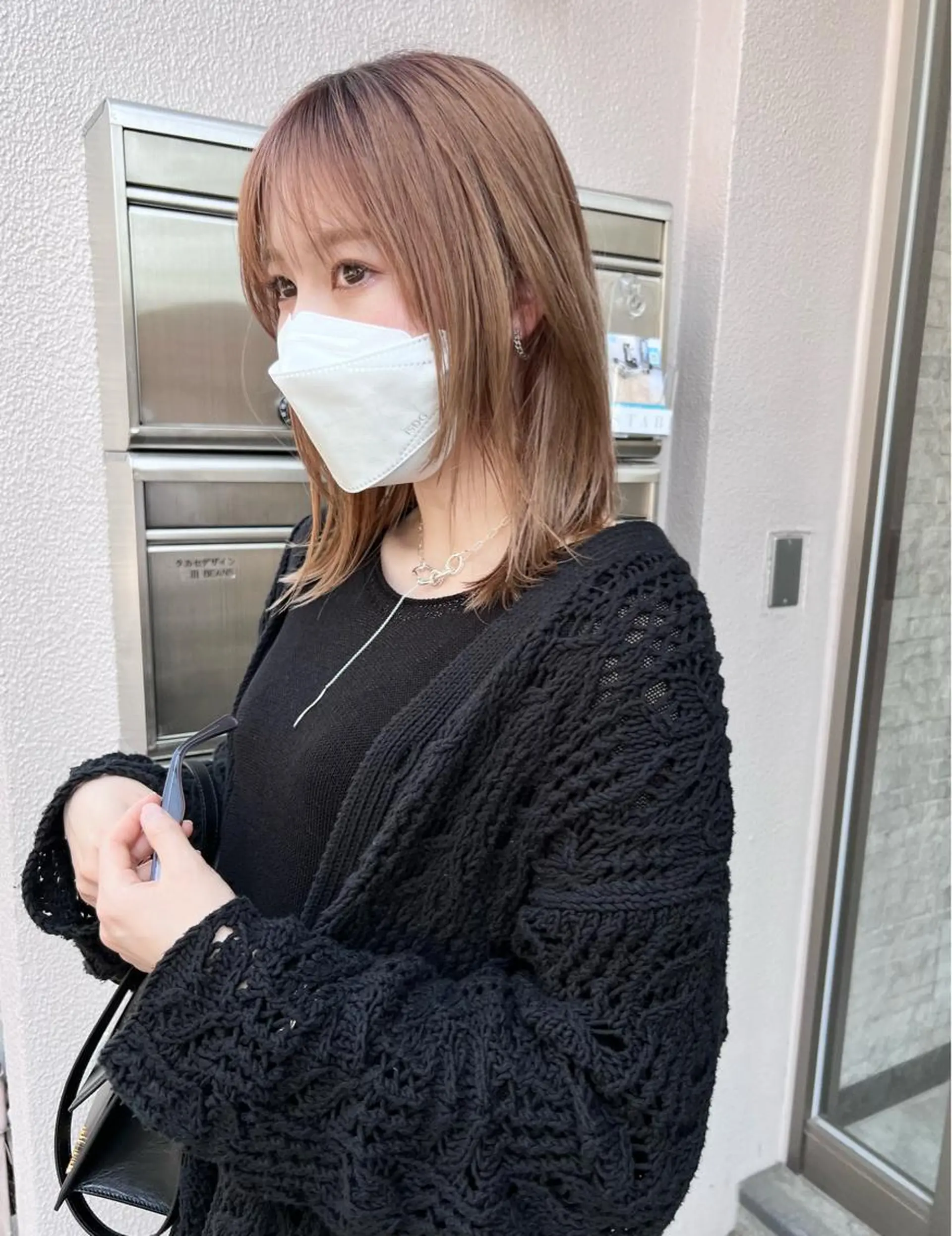 ミディアム カット ヘアカラー トリートメント 樫原裕二 /柔らかいカラーのヘアスタイル