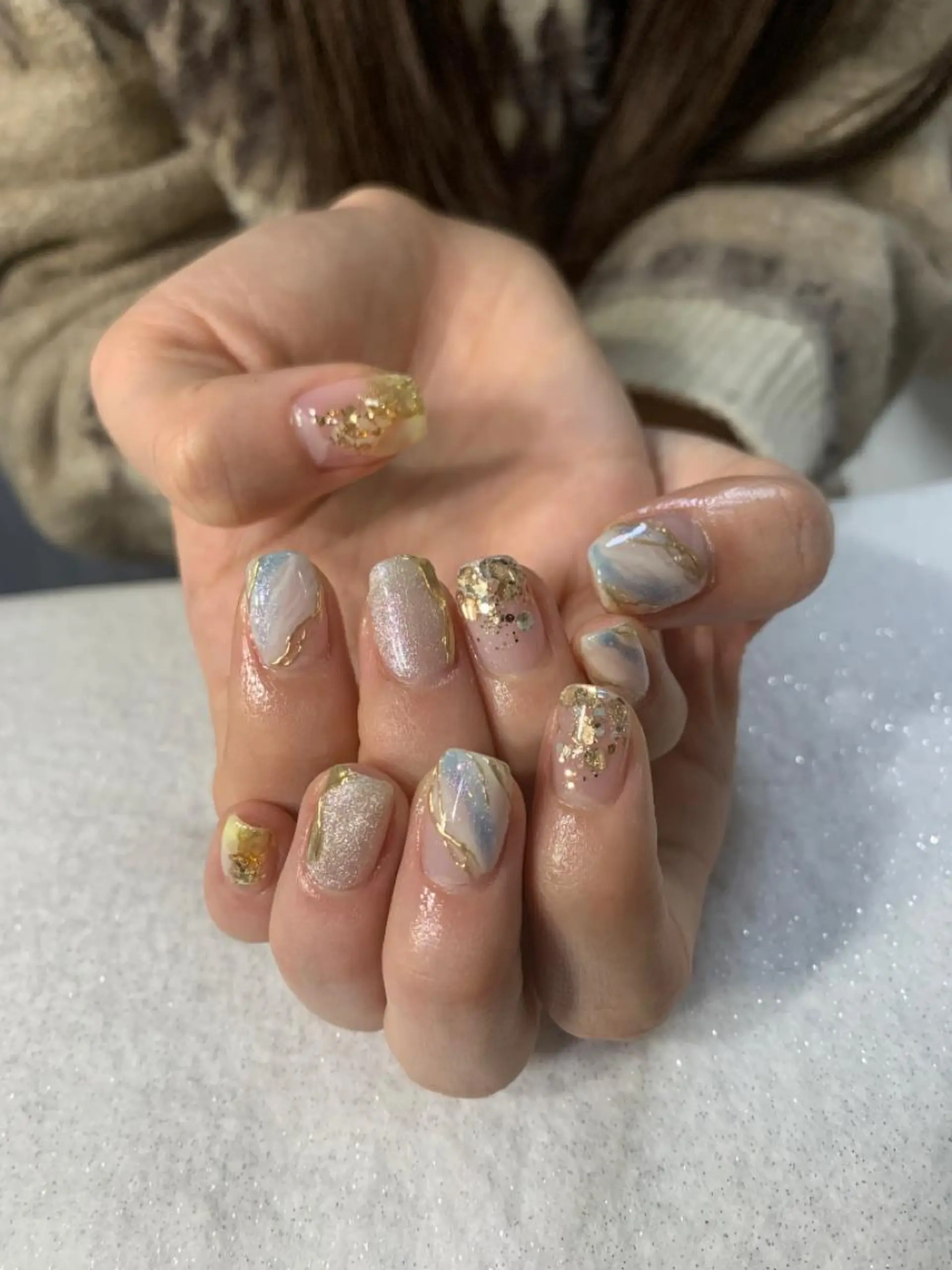 ネイル ハンドネイル 手塚 里奈のネイルデザイン