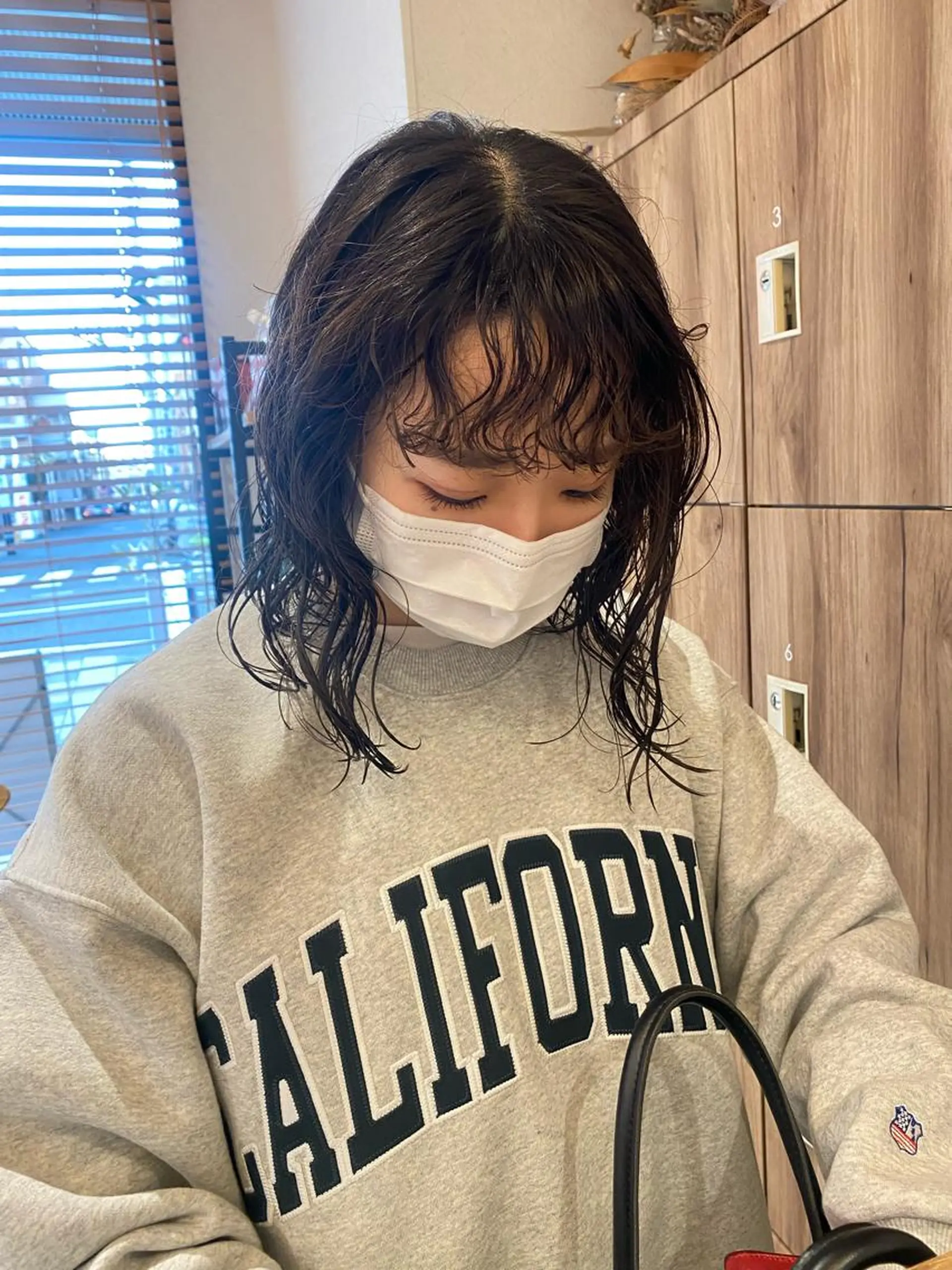 ミディアム パーマ カット パーマ パーマ指名No1 /namiのヘアスタイル