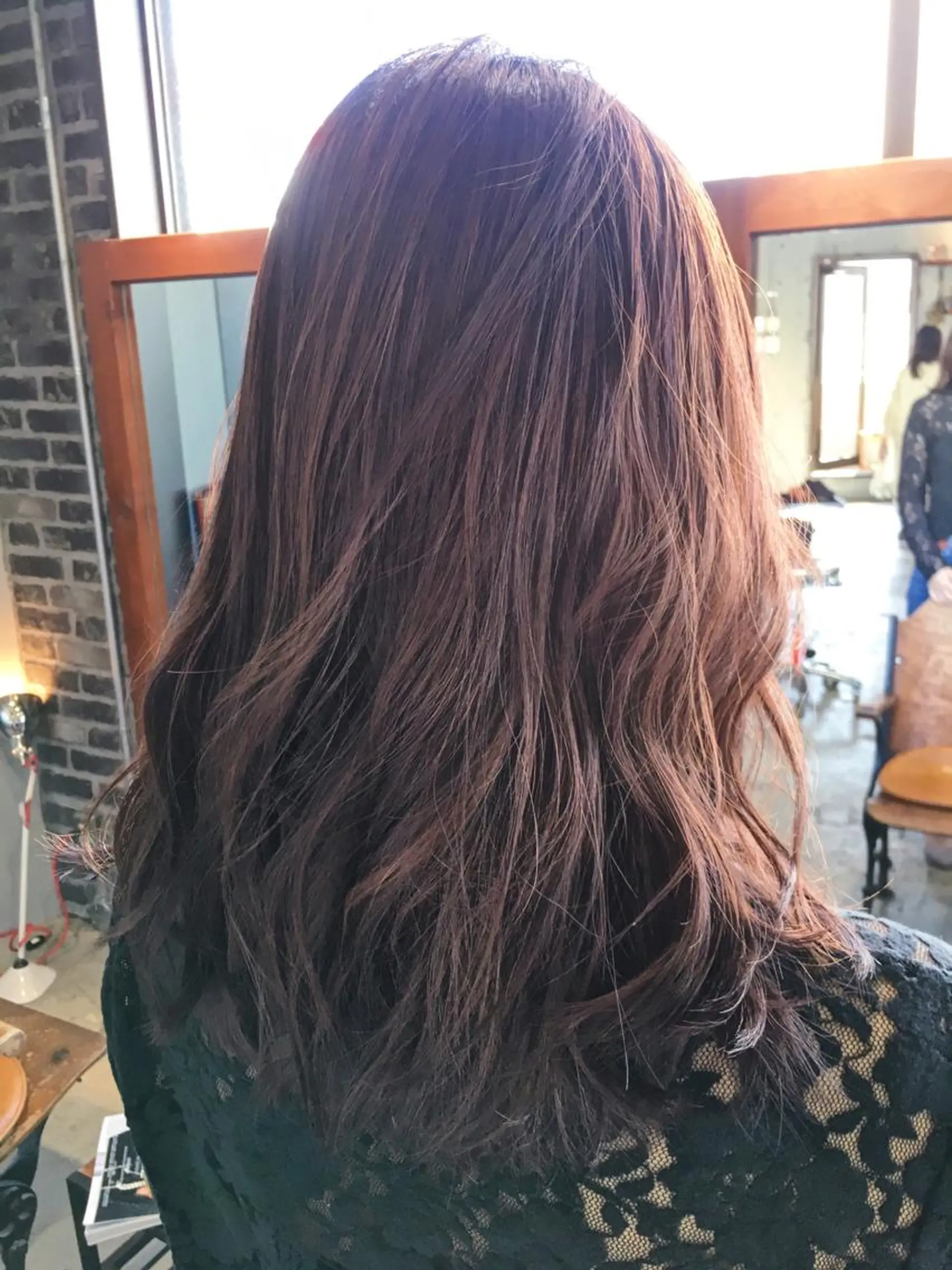 ロング カラー バレイヤージュ 透明感カラー ハイライトカラー ラベンダーカラー ピンクカラー 代表 中島貴志のヘアスタイル