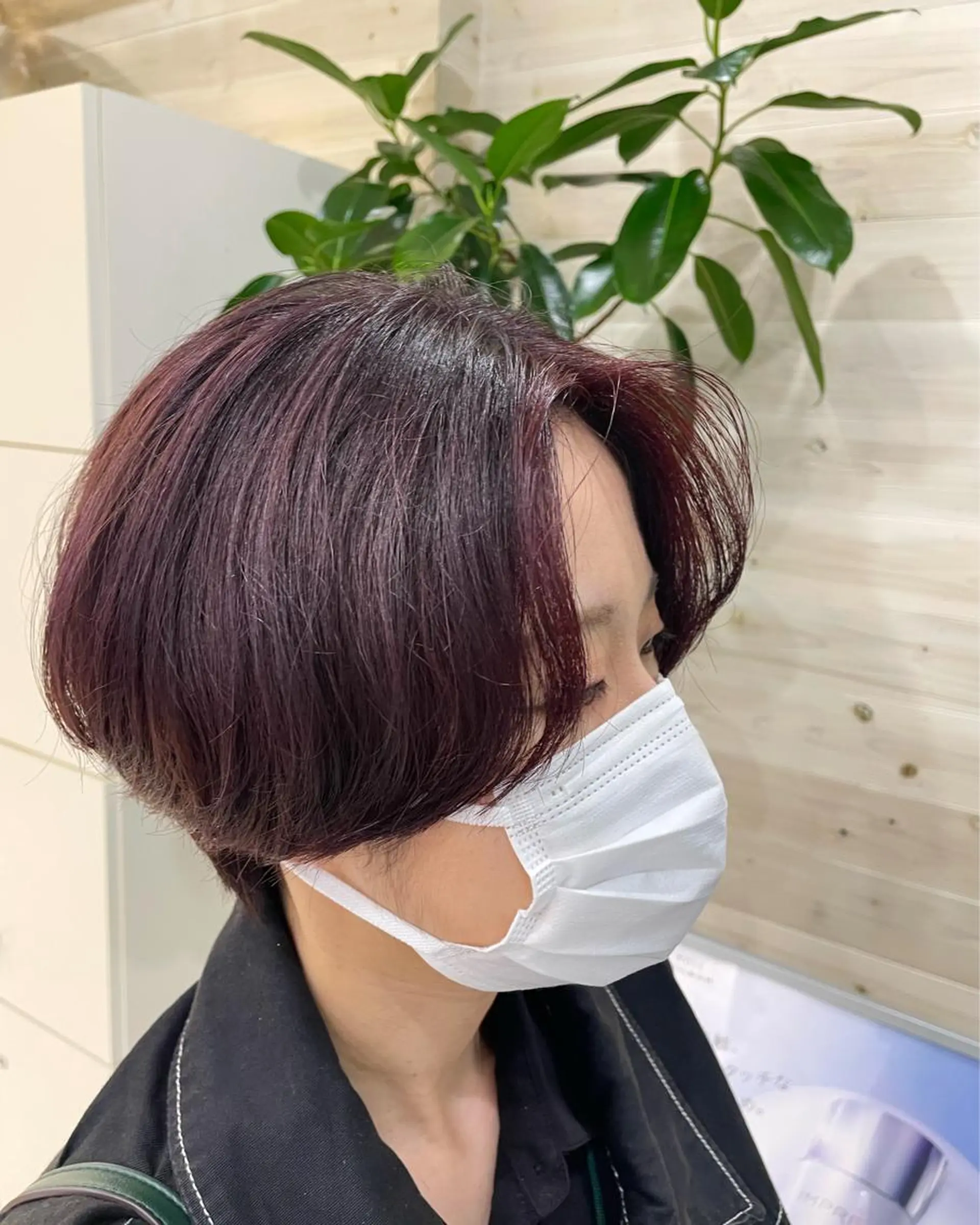 ショート カラー カシス ハイライトカラー ハイライト カット ヘアカラー 田野倉NEXT店 美髪ニストのヘアスタイル