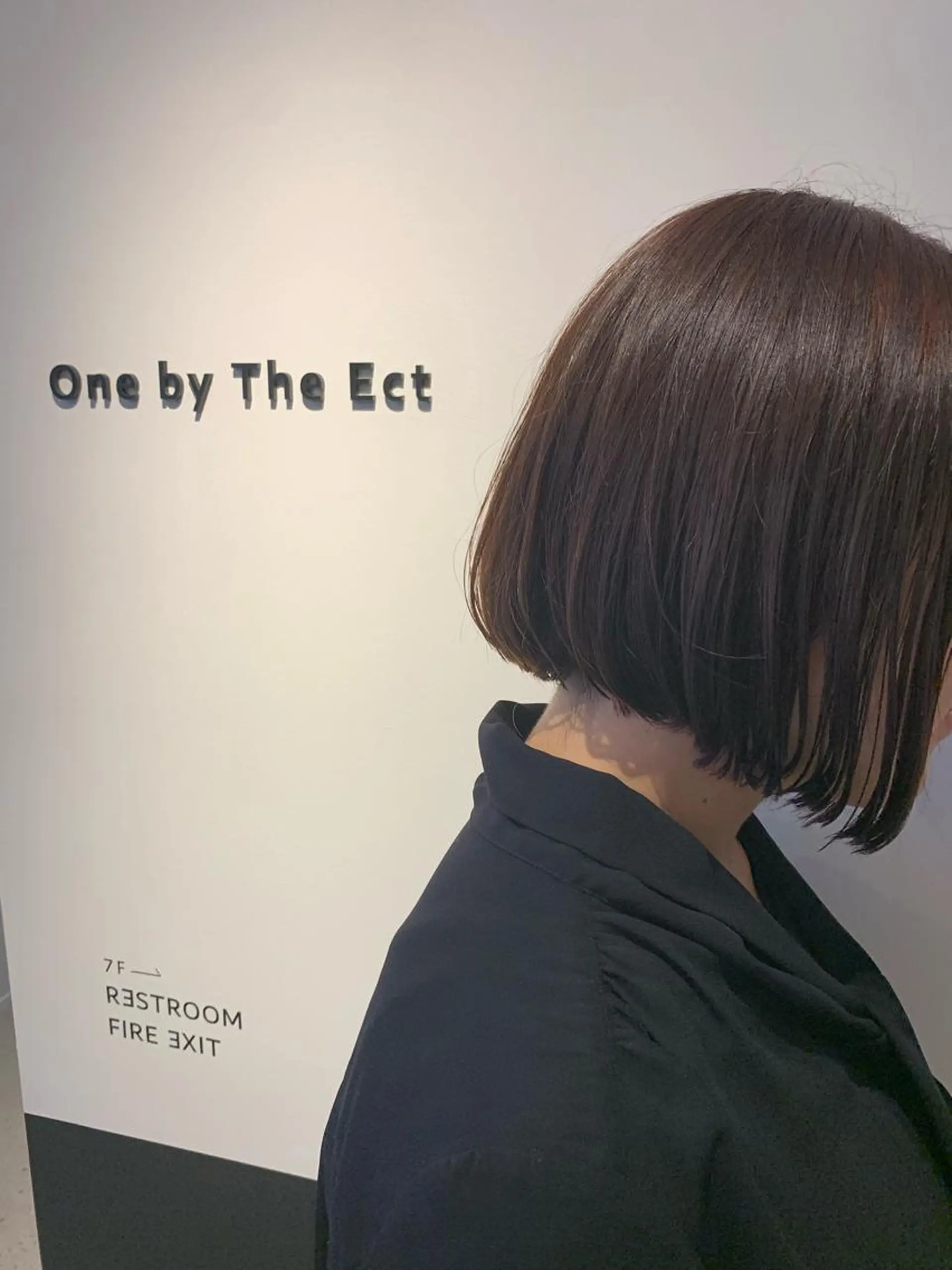 ショート オレンジブラウン カット ヘアカラー トリートメント ヘッドスパ 片山美穂 心斎橋・北堀江のヘアスタイル