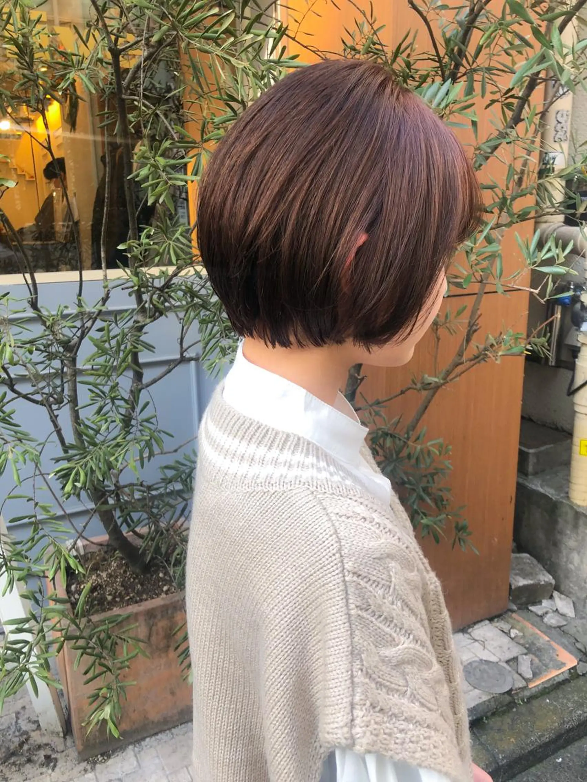 ショート カラー ショートボブ💗 ヤマネシオリのヘアスタイル