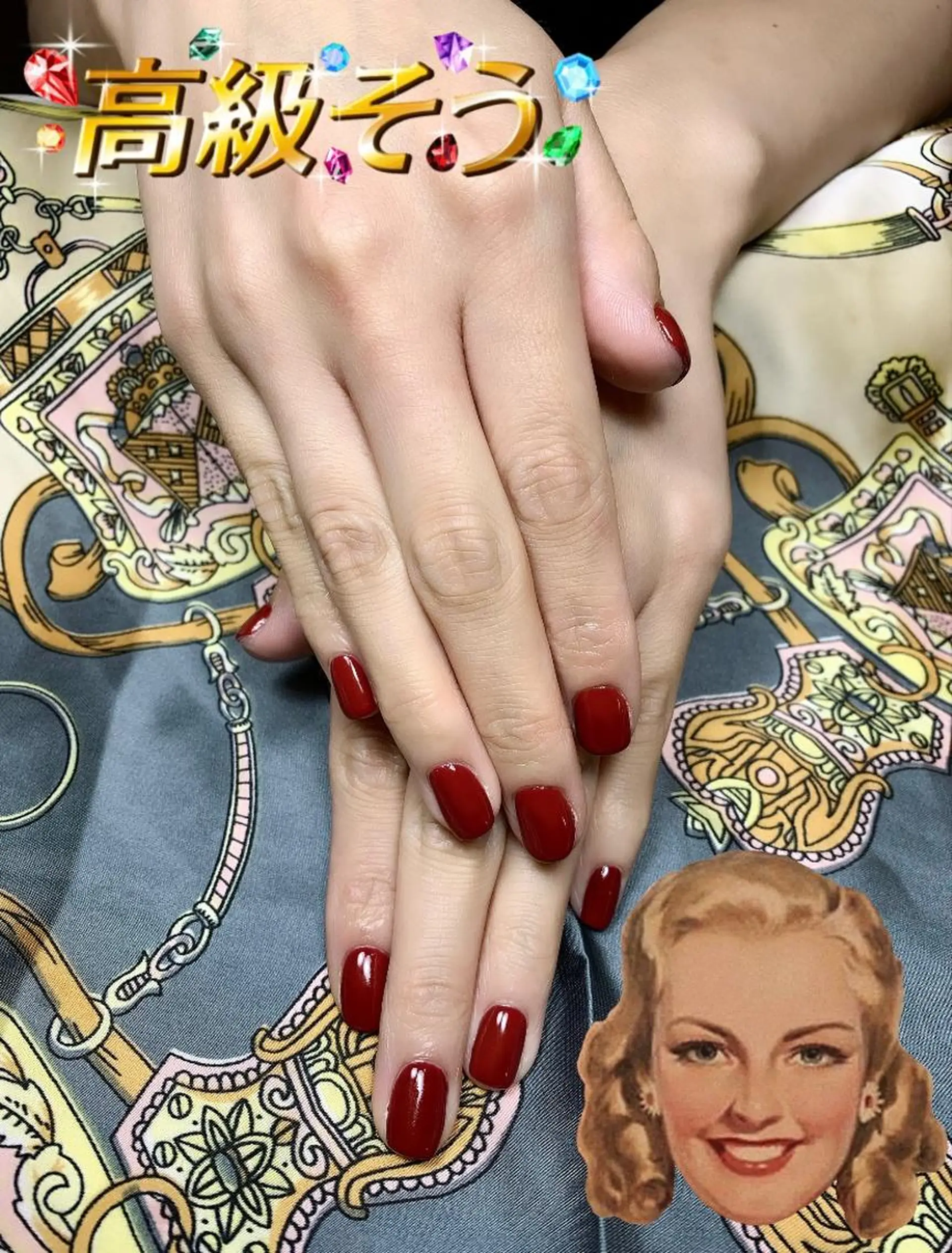 ネイル 赤色 Nail Salon R.N アールドットエヌ所属・R.N アールドットエヌのネイルデザイン