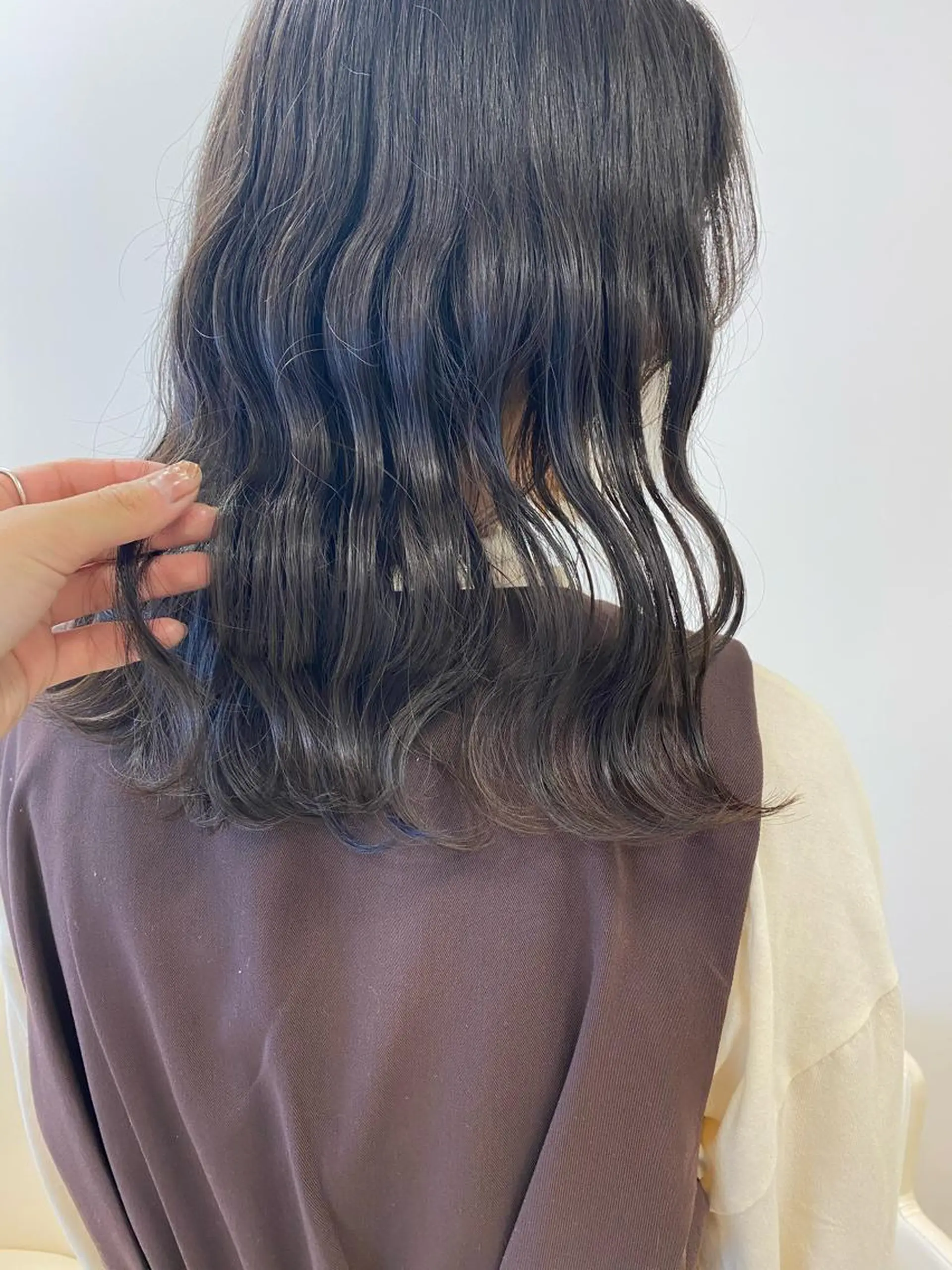 セミロング カラー レイヤー/ウルフ🤎 mayo.のヘアスタイル