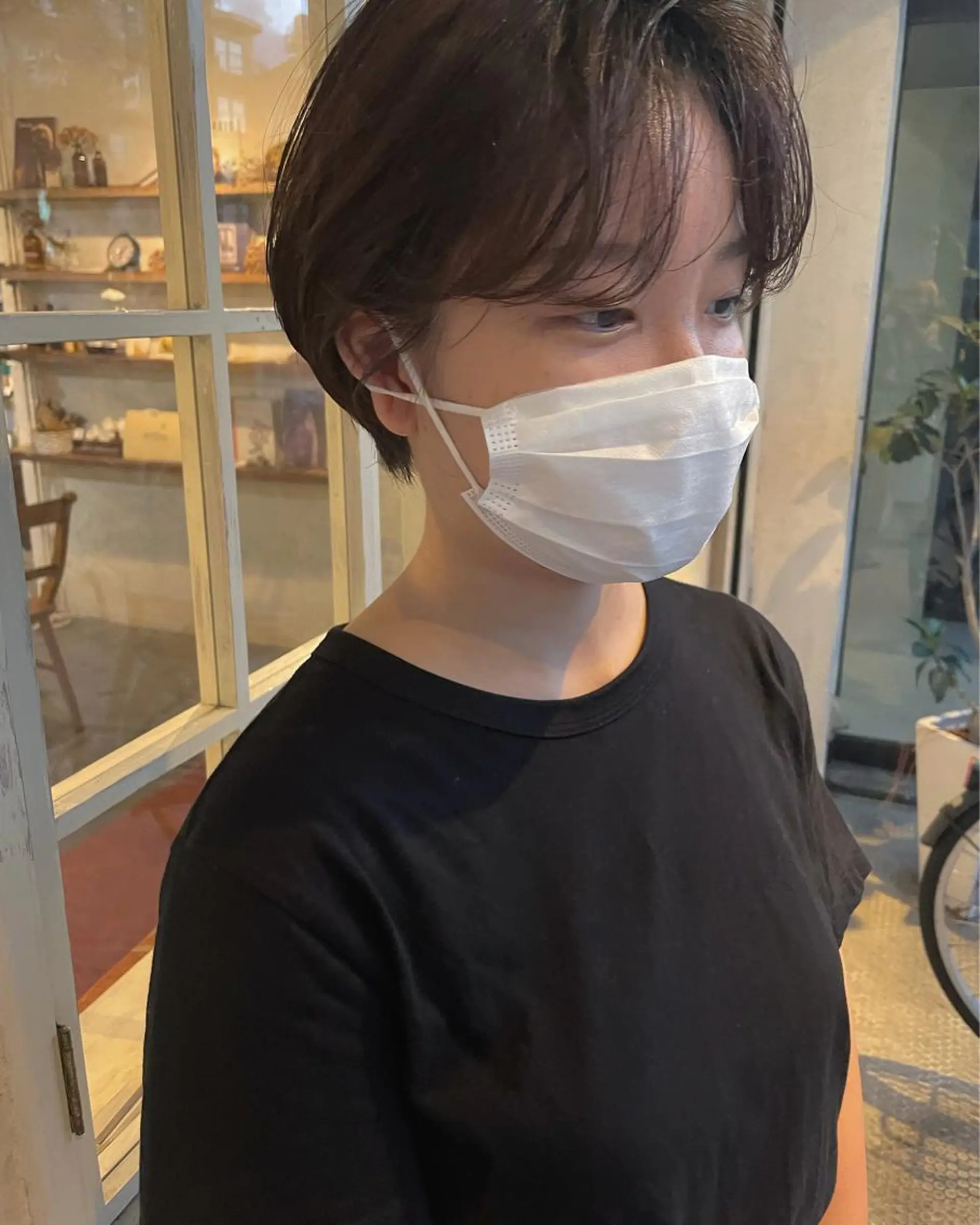 ショート ショートヘア 泊 紗羅のヘアスタイル