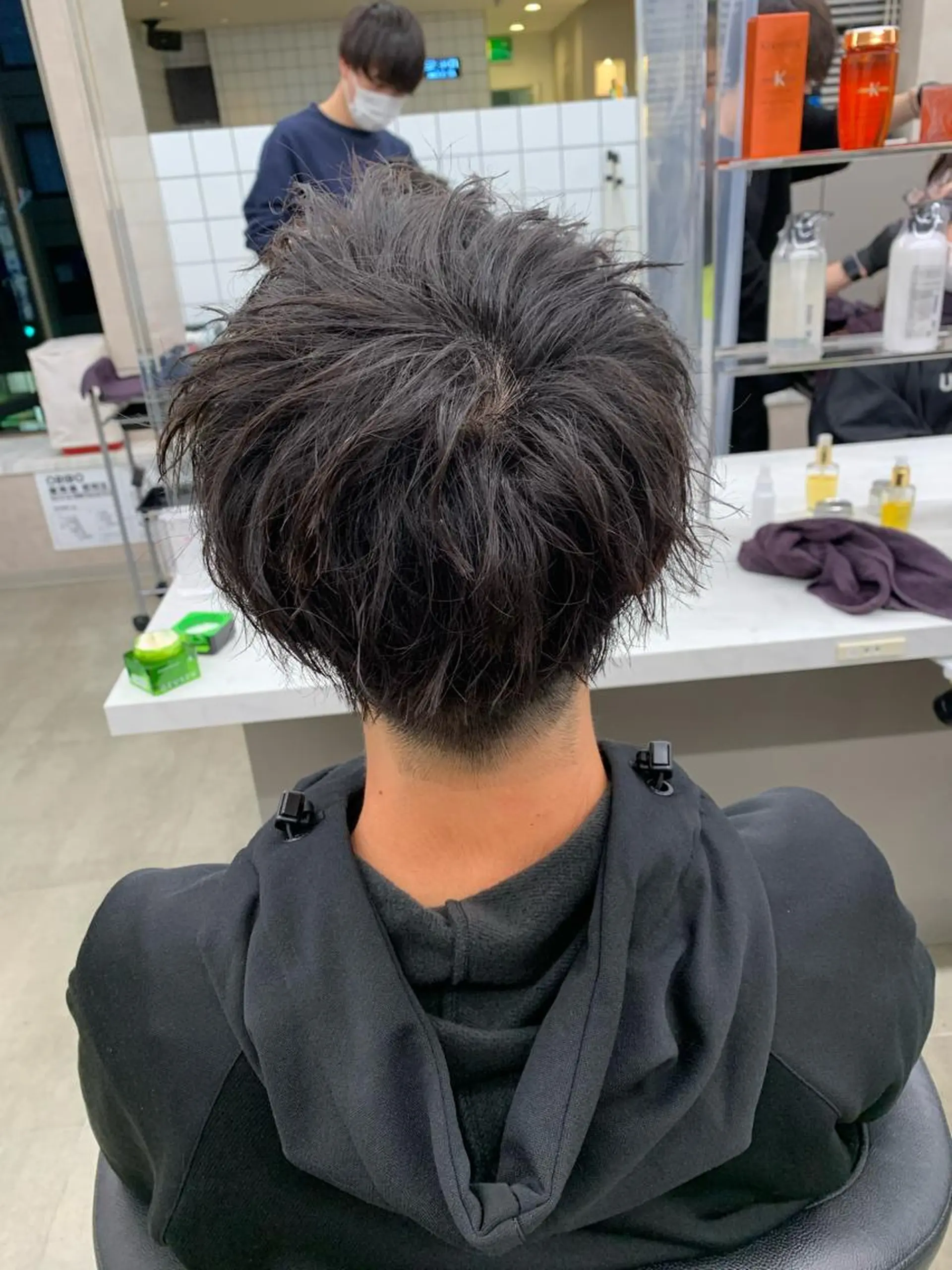 ショート カラー パーマ メンズ カット ヘアカラー トリートメント ヘッドスパ ヘアセット トレンド/レイヤー うる艶🪞CANDYのヘアスタイル