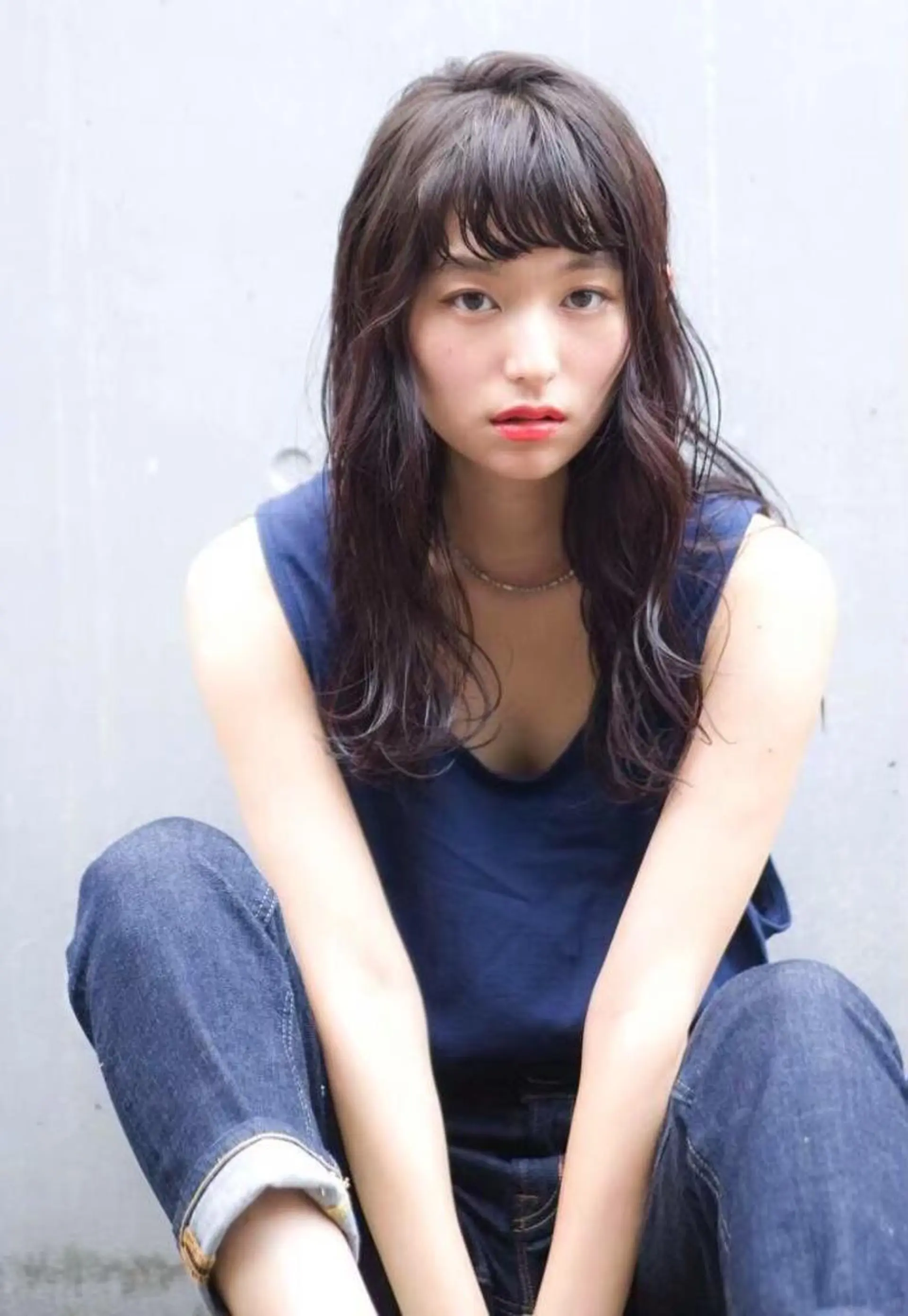 ロング MUSASHI ブリーチカラー◎のヘアスタイル