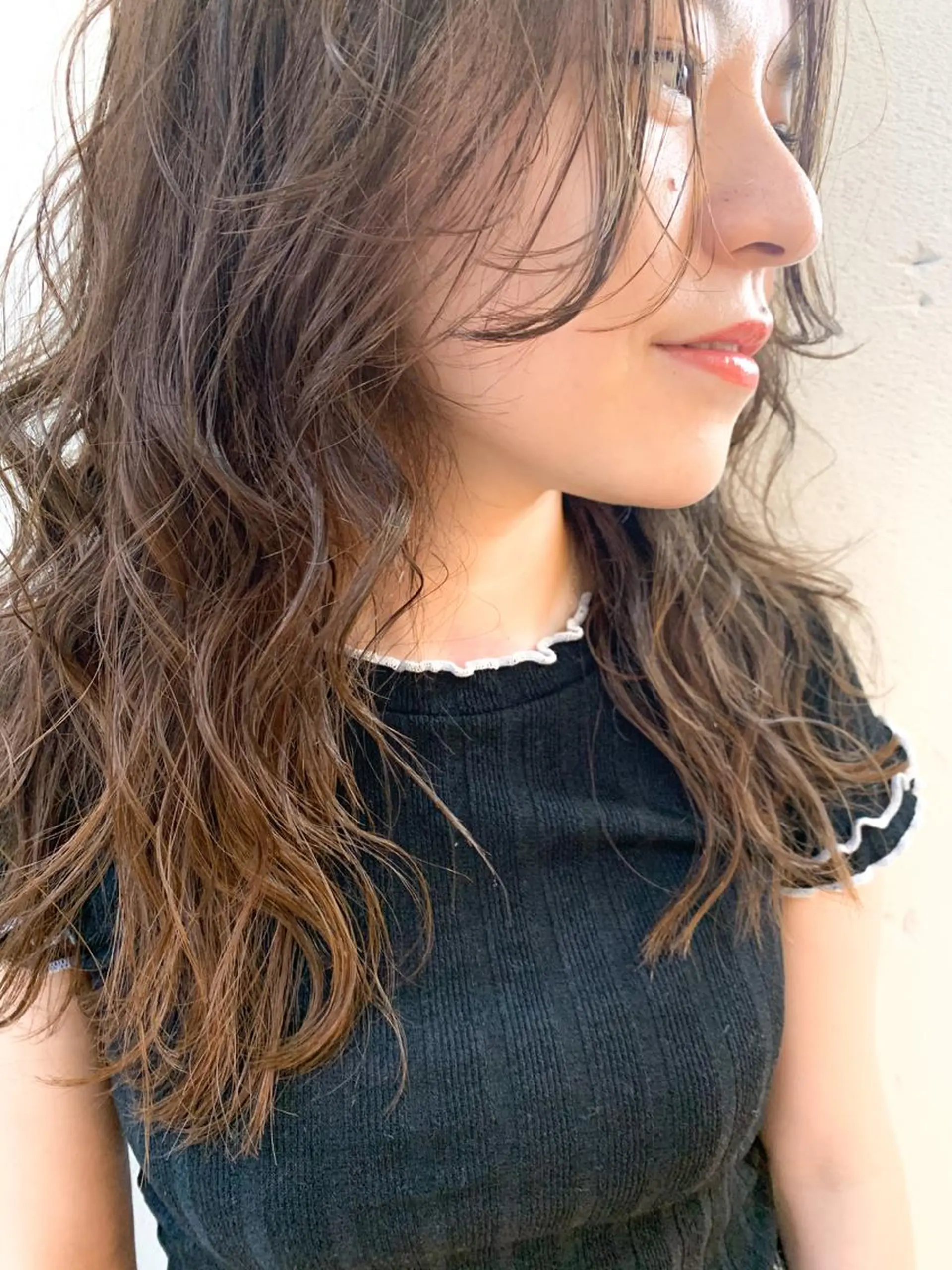 セミロング カット HAIR WORKS HELM所属・ショート✨ボブ✨代表 新田見美仁のヘアスタイル