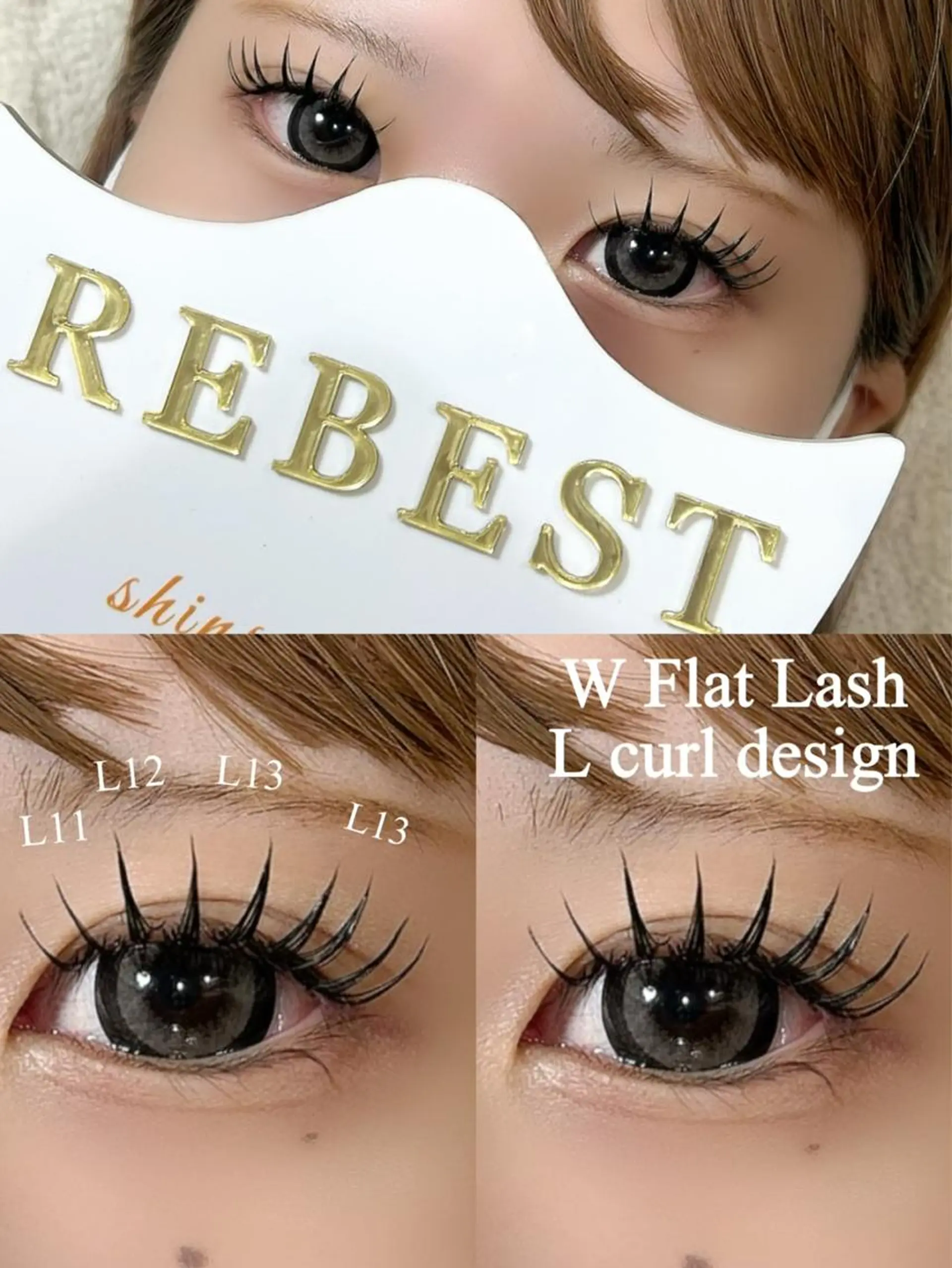 マツエク・マツパ Miyu🧤 REBEST心斎橋店のマツエク・マツパデザイン