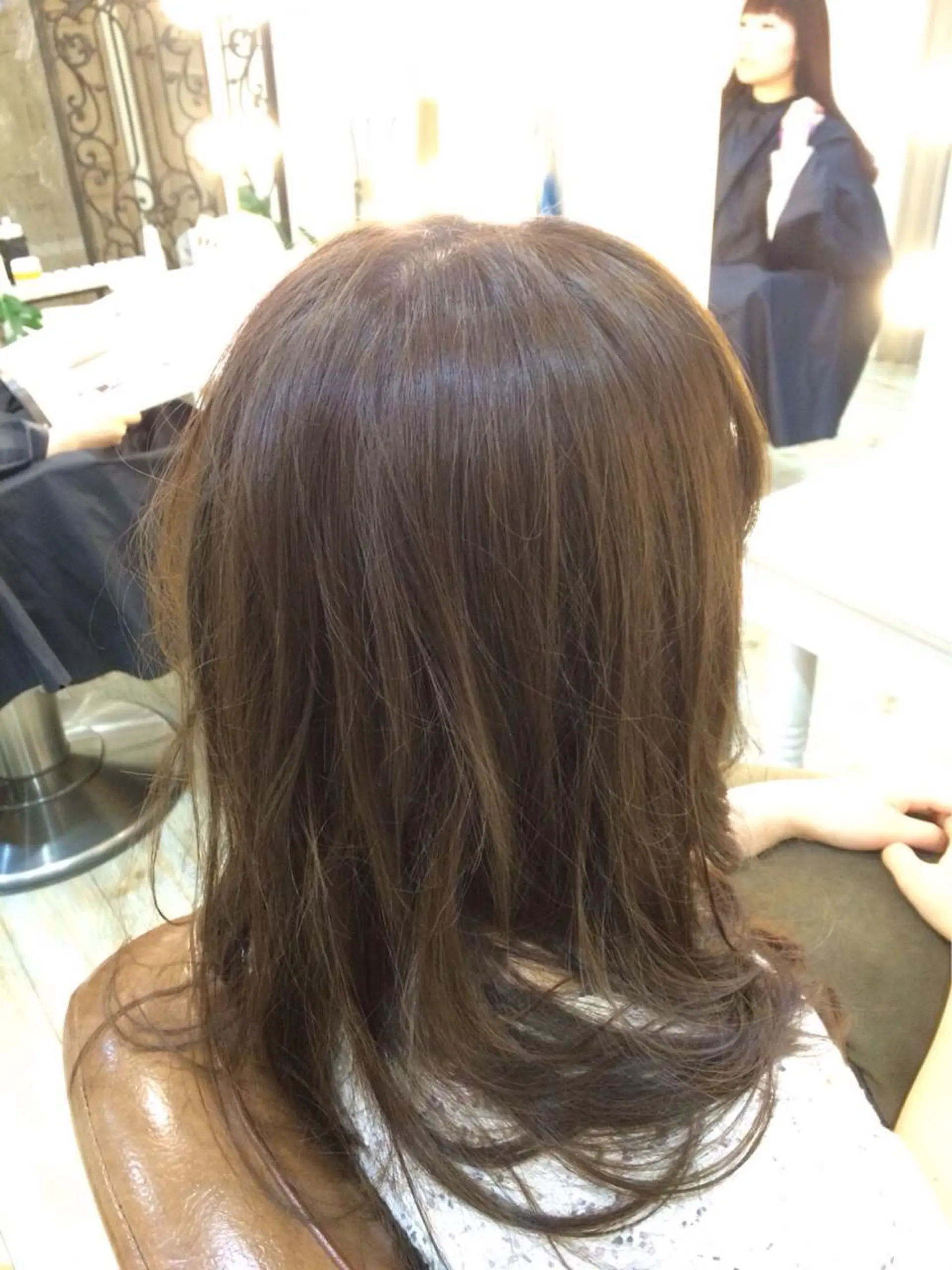 ロング カラー アッシュ ブルーカラー ブルージュ 小倉 聖也のヘアスタイル