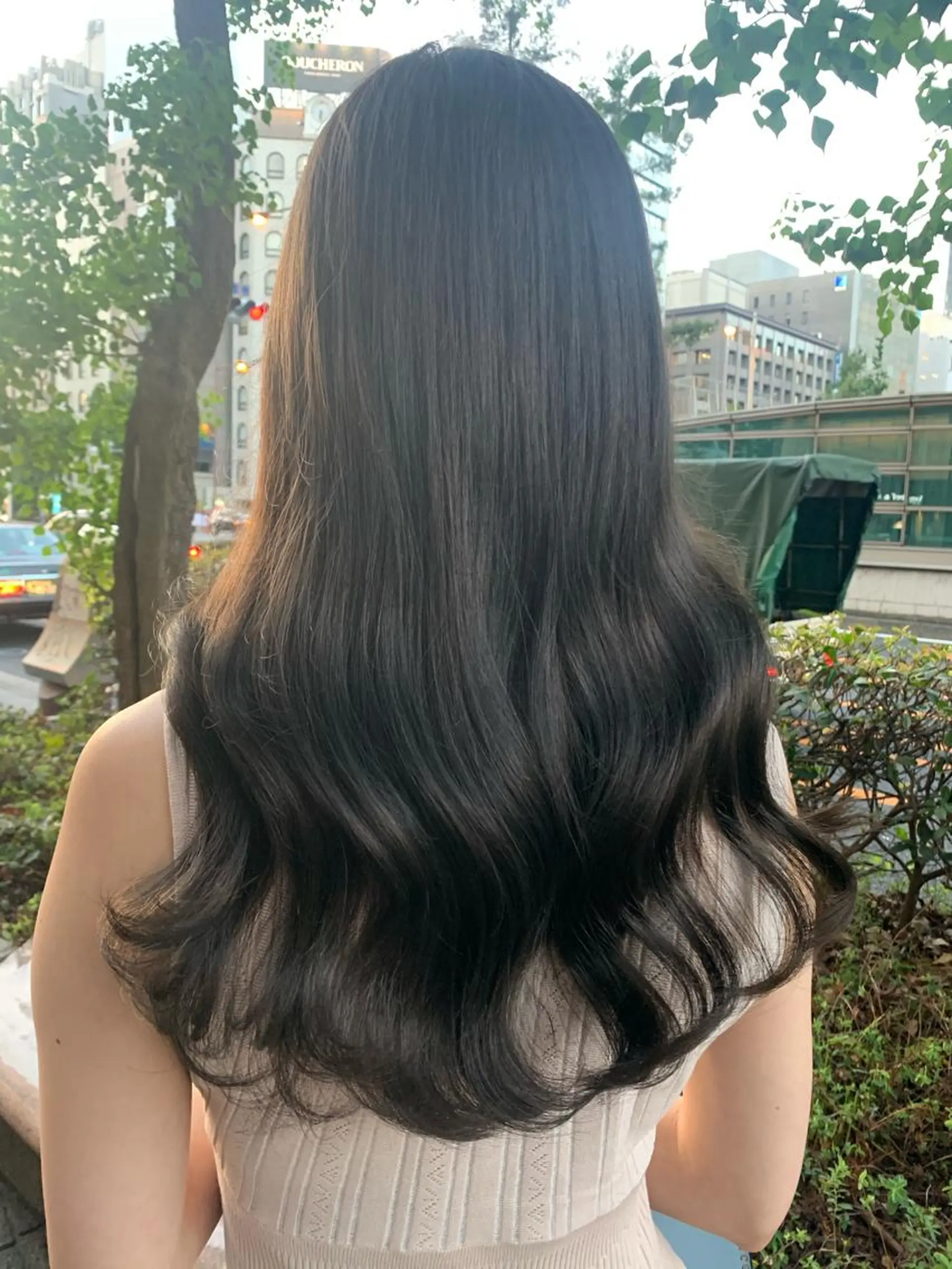 ロング カラー ヘアアレンジ 心斎橋🤍韓国風🤍 Mamiのヘアスタイル