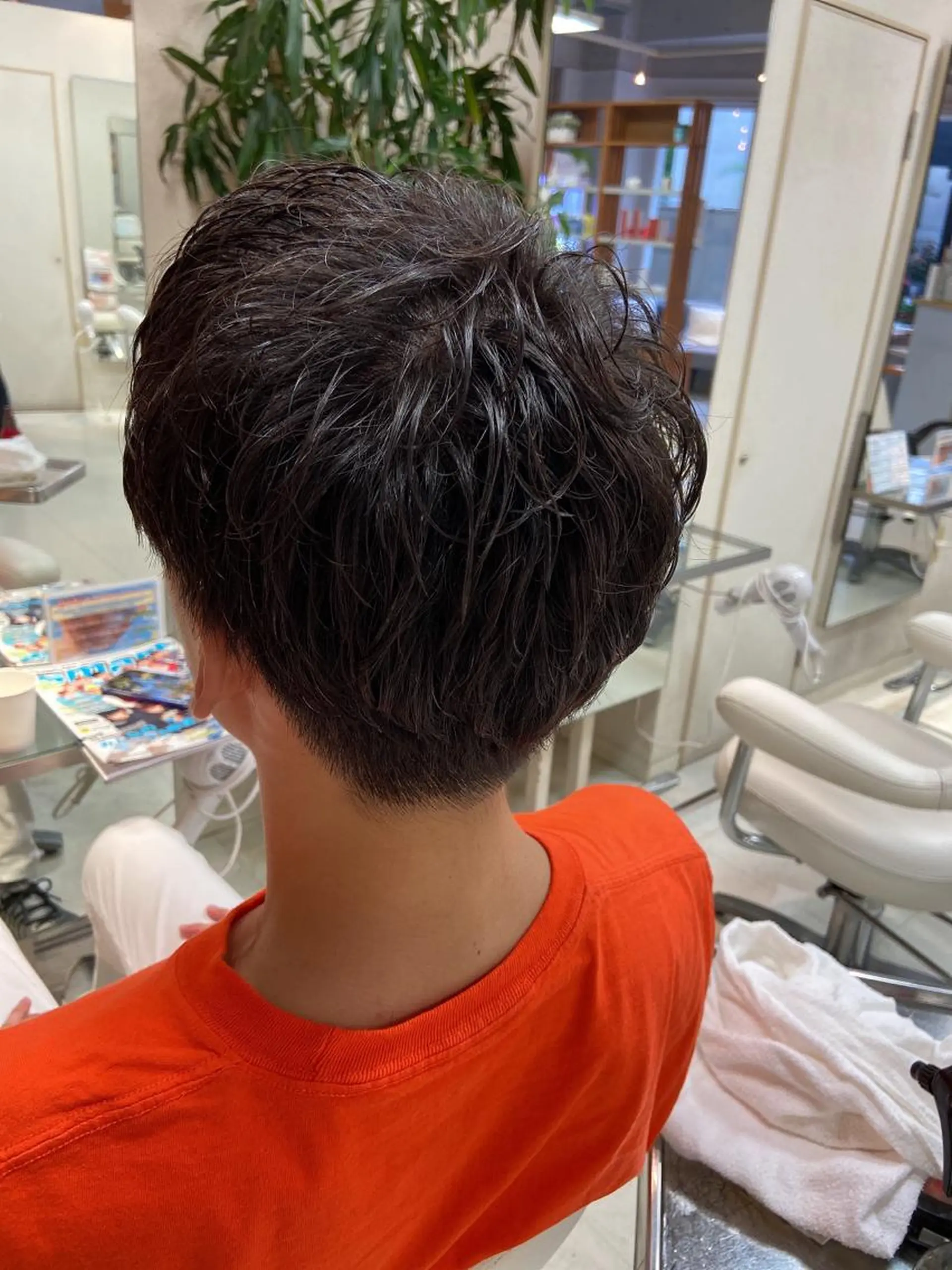 パーマ メンズ カット パーマ 菊地 美憂のヘアスタイル