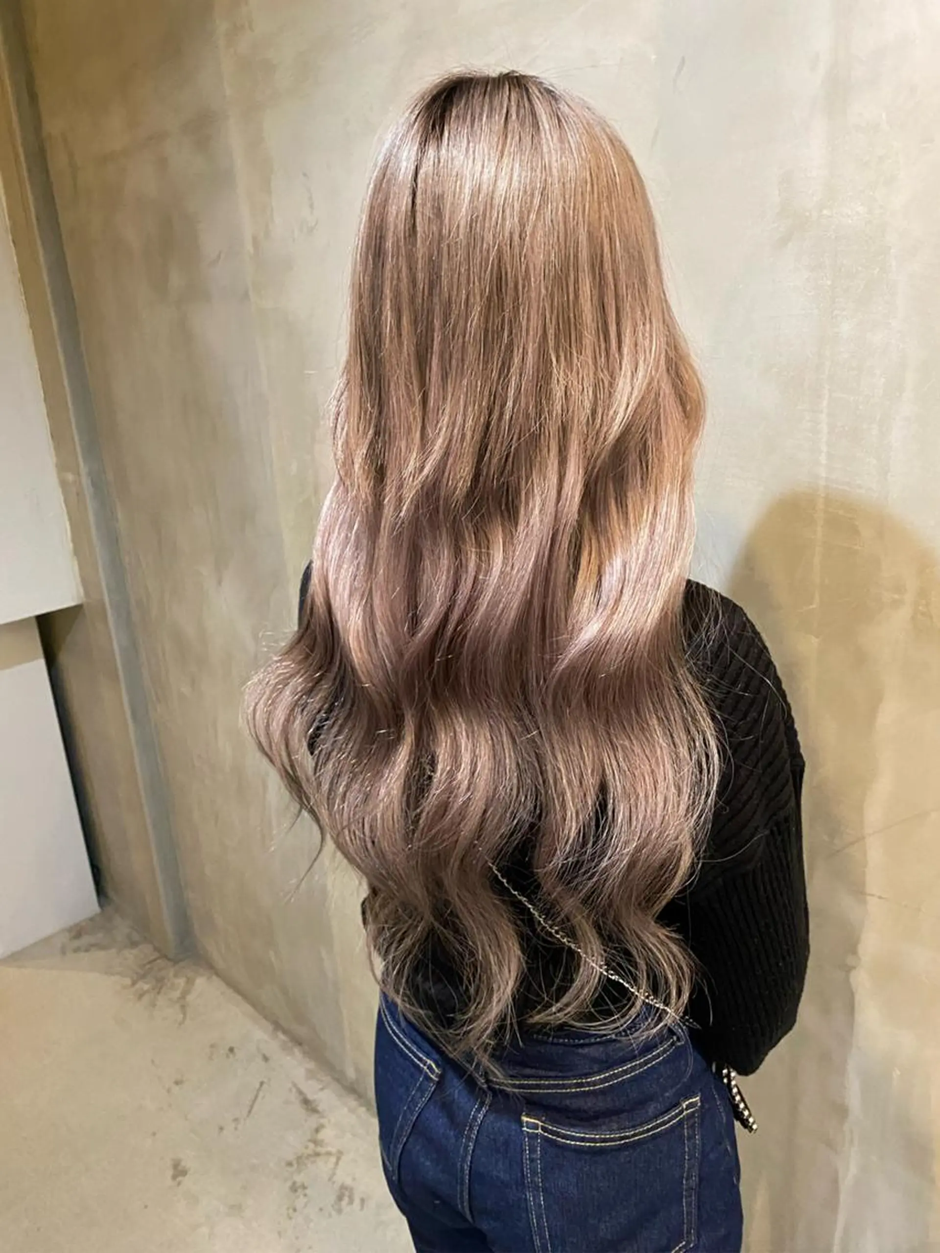 カラー ロング Reflet 新宿/プルエクステのヘアスタイル